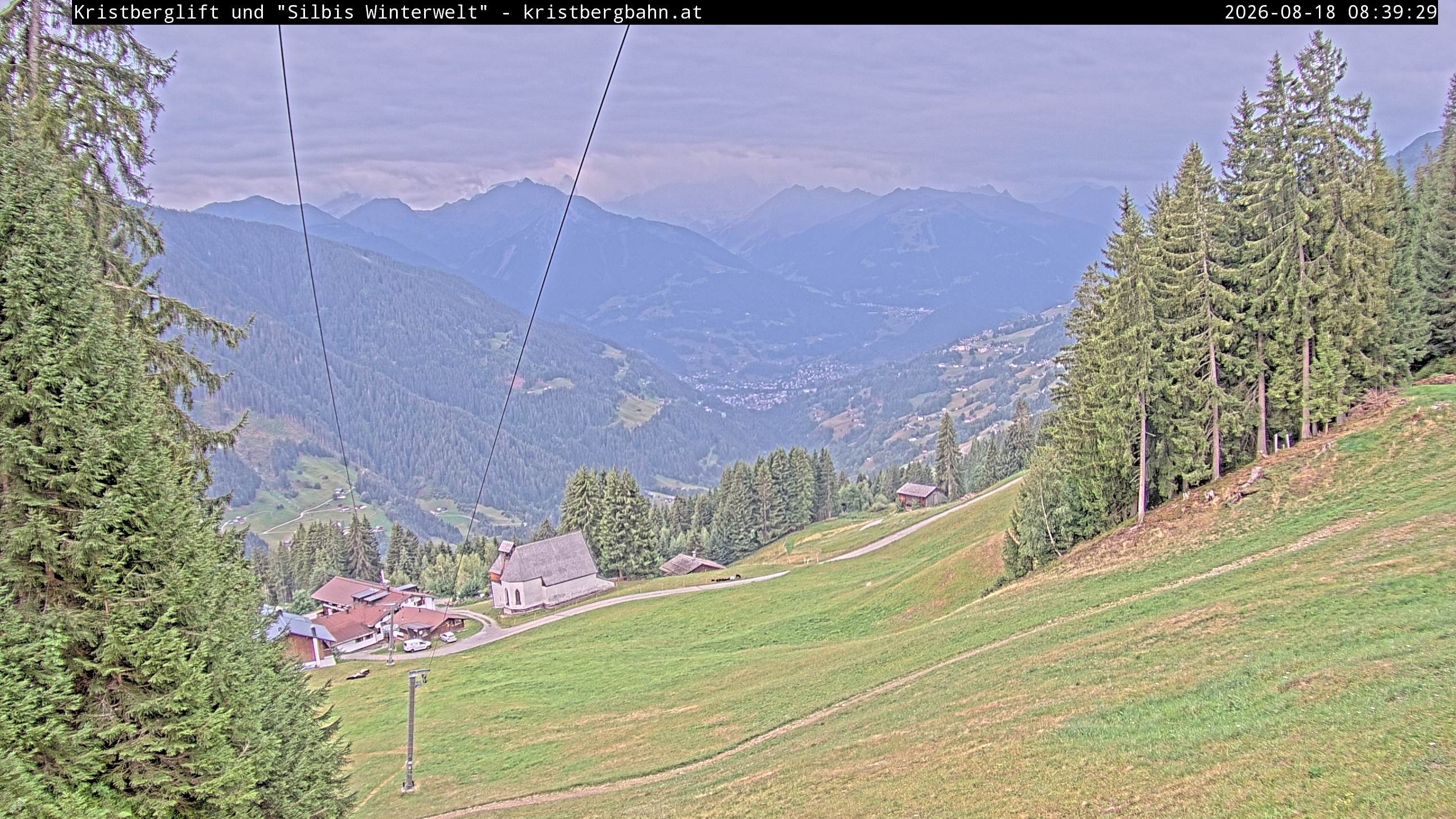 Archiv Foto Webcam Kristberg - Silbertal, St. Agatha Kirche