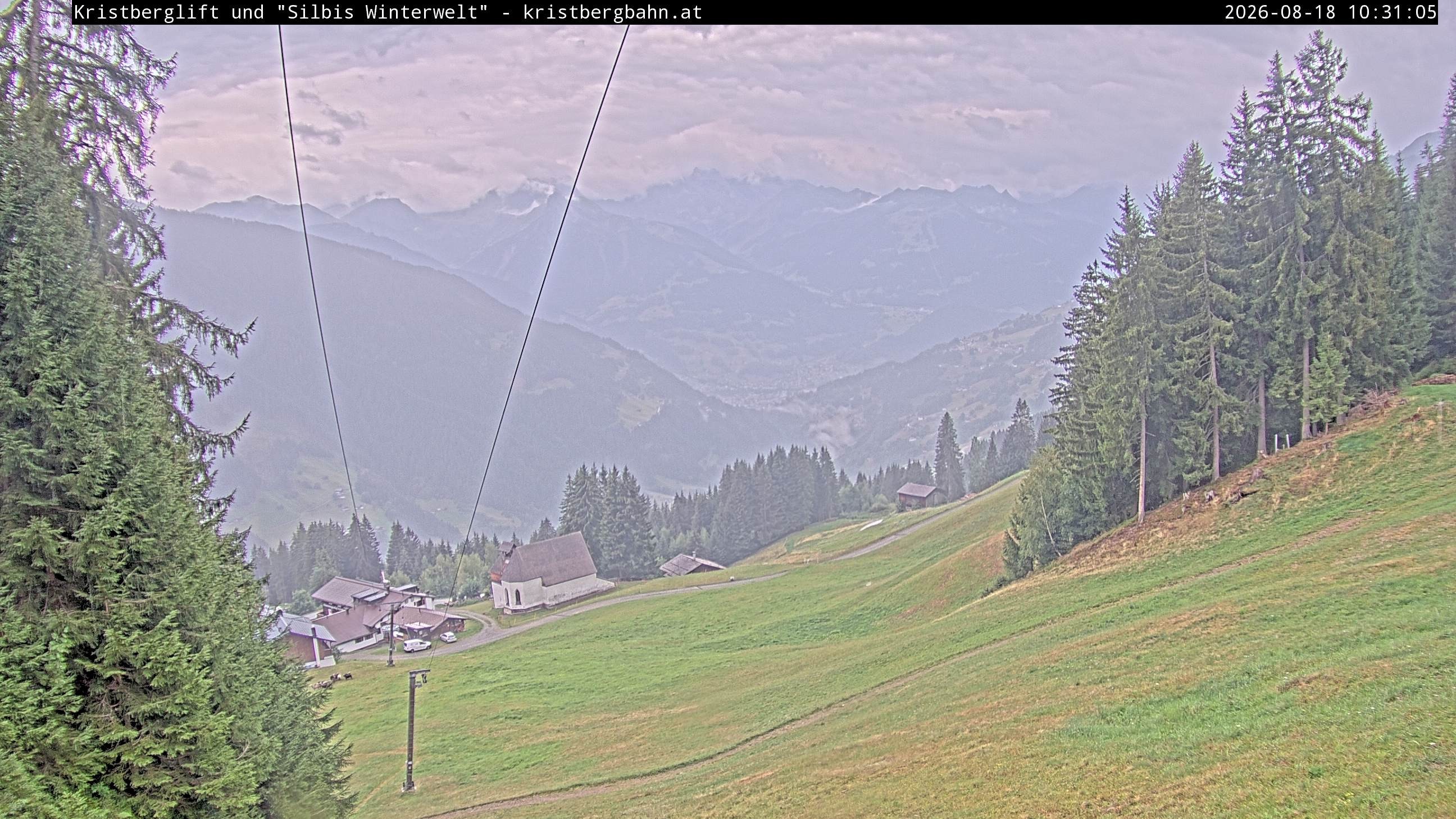 Archiv Foto Webcam Kristberg - Silbertal, St. Agatha Kirche