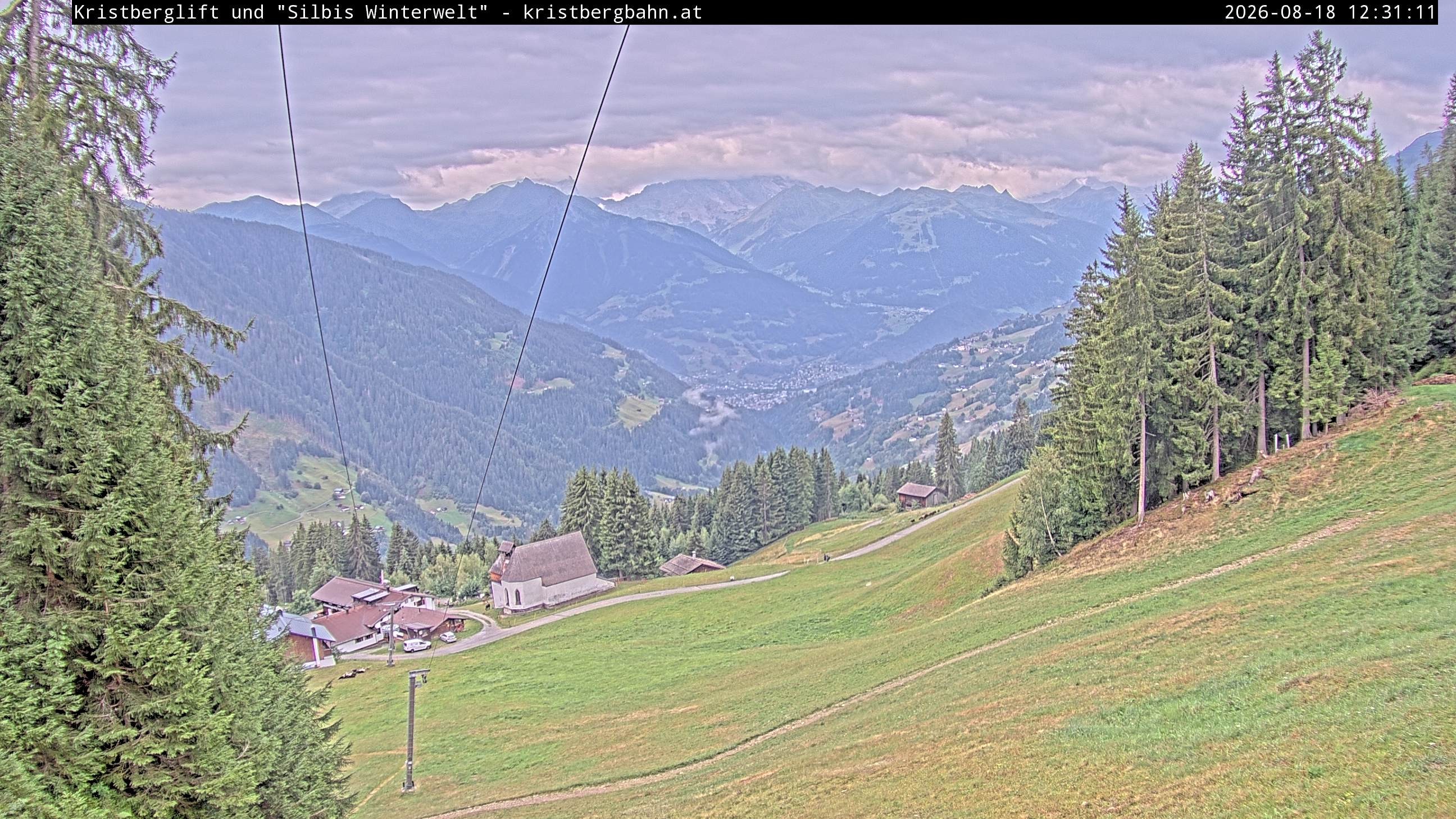 Archiv Foto Webcam Kristberg - Silbertal, St. Agatha Kirche