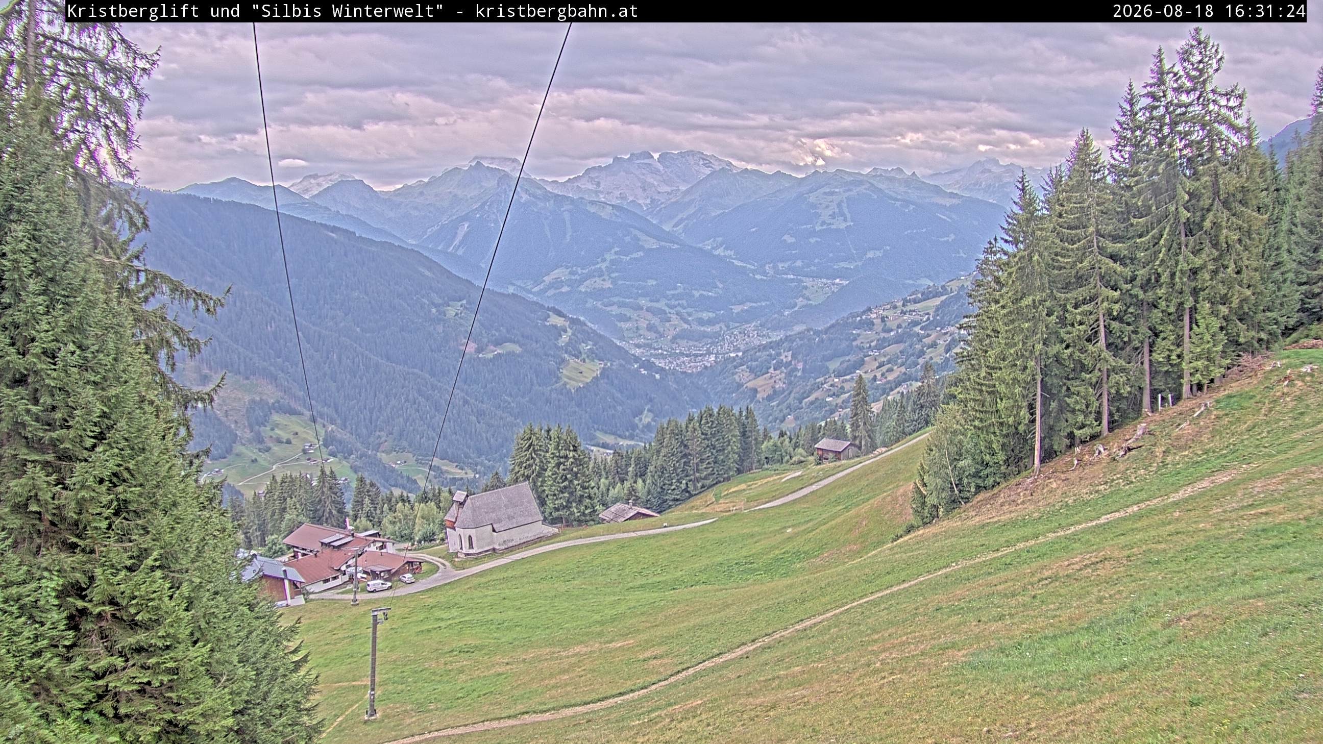 Archiv Foto Webcam Kristberg - Silbertal, St. Agatha Kirche