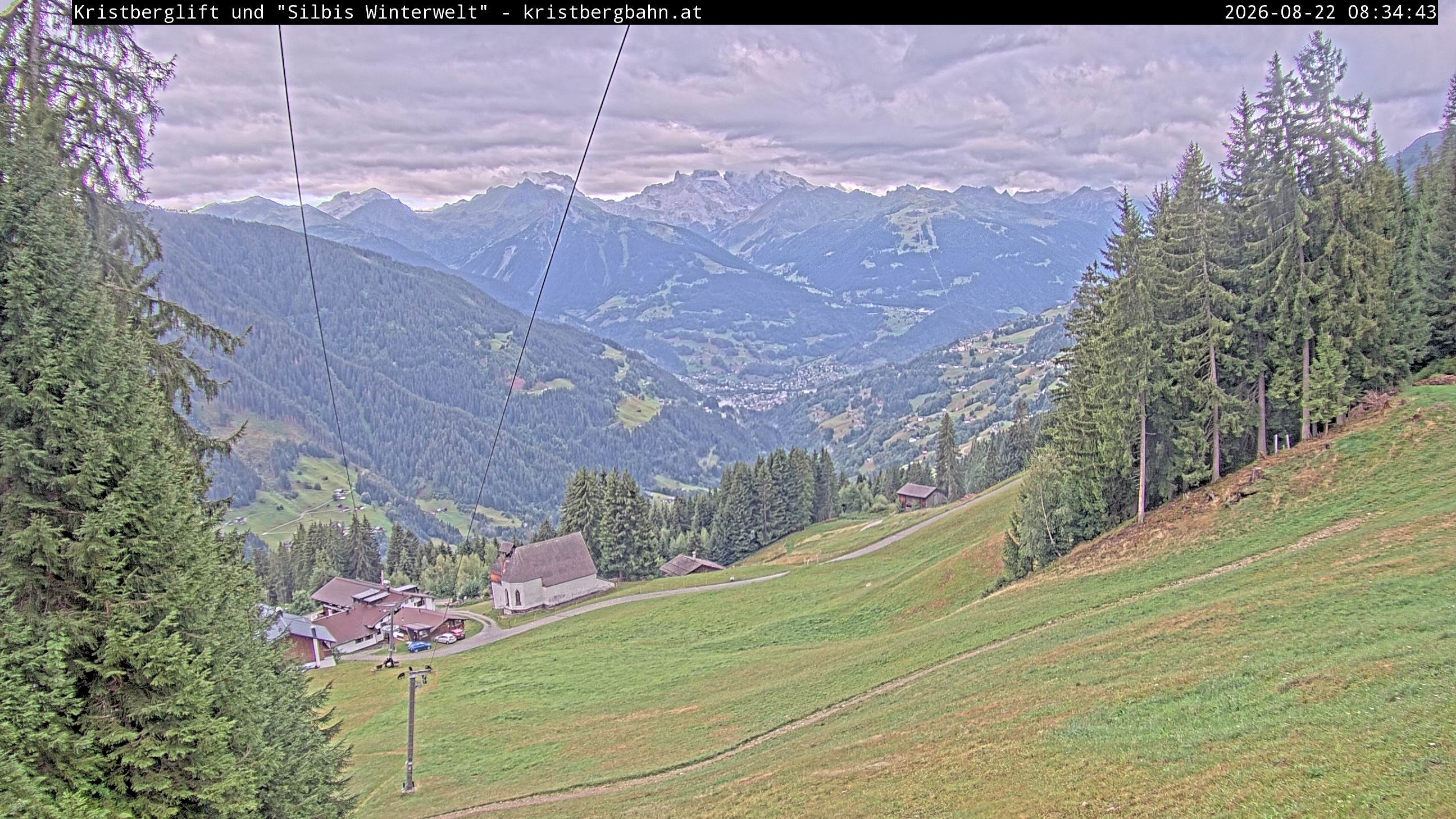 Archiv Foto Webcam Kristberg - Silbertal, St. Agatha Kirche