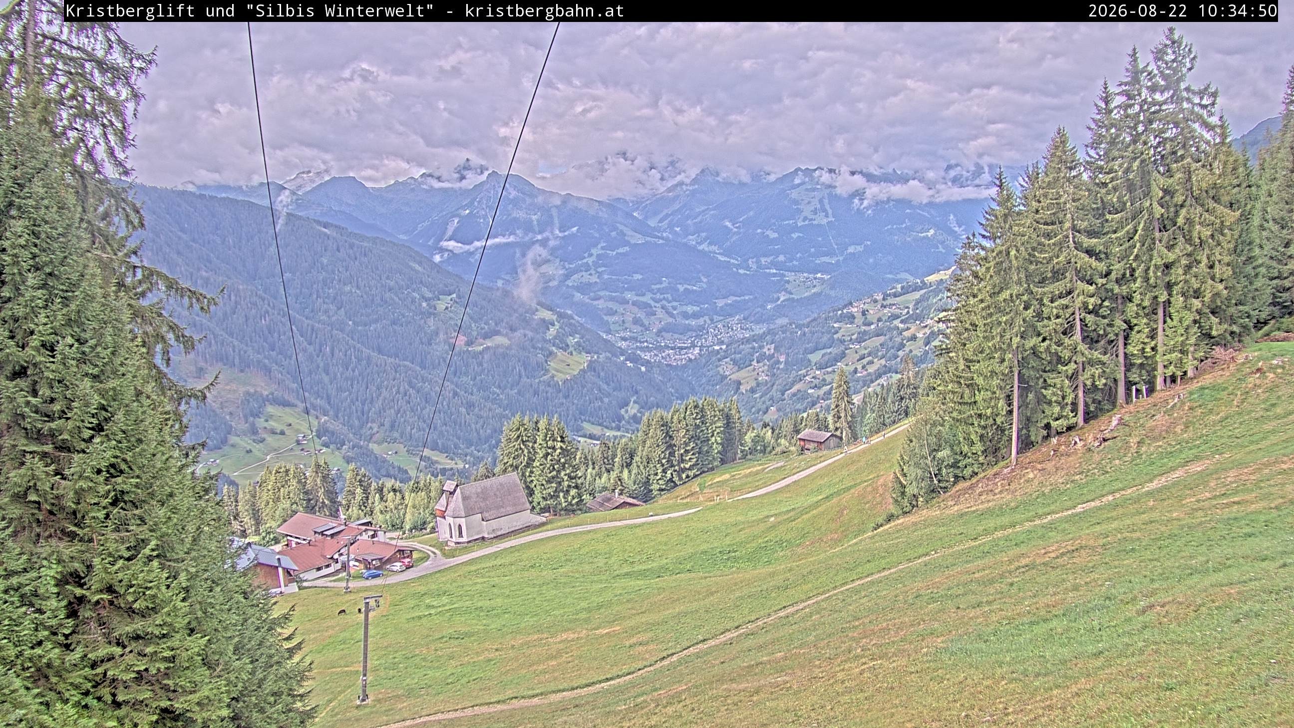 Archiv Foto Webcam Kristberg - Silbertal, St. Agatha Kirche