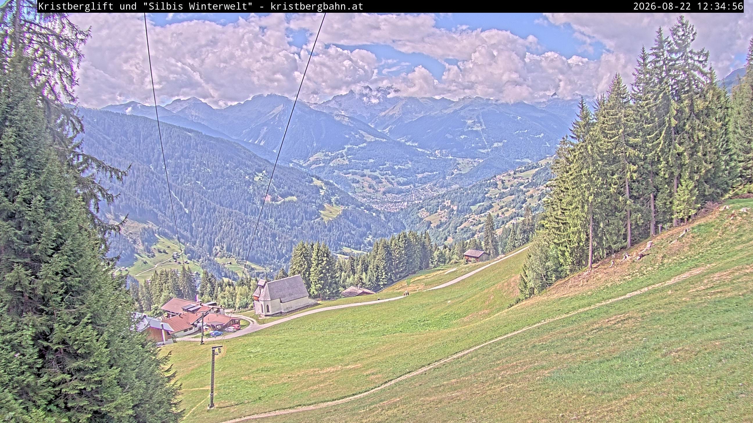 Archiv Foto Webcam Kristberg - Silbertal, St. Agatha Kirche