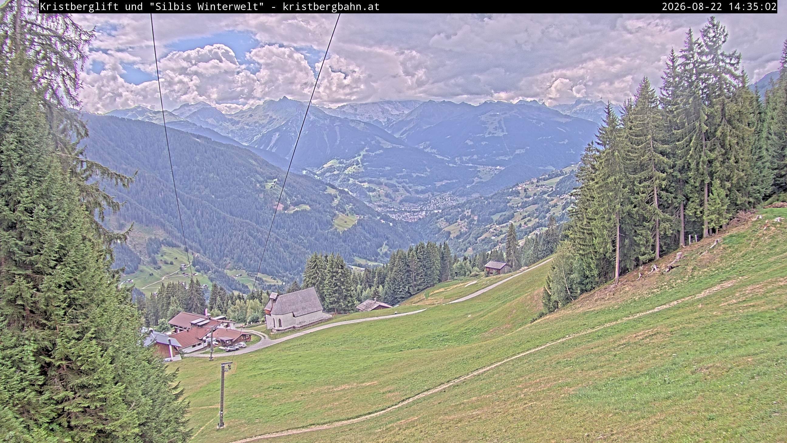 Archiv Foto Webcam Kristberg - Silbertal, St. Agatha Kirche