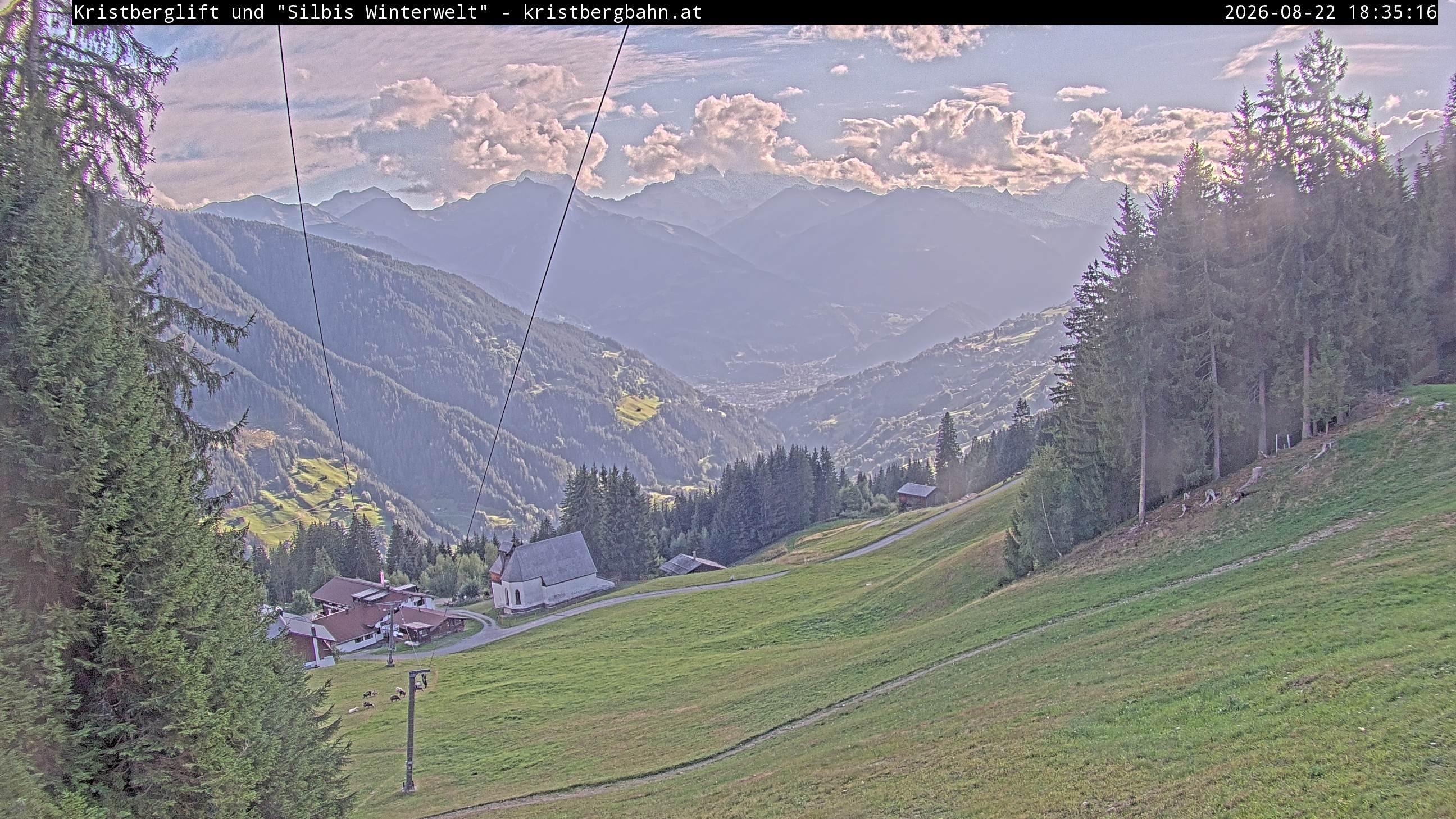 Archiv Foto Webcam Kristberg - Silbertal, St. Agatha Kirche