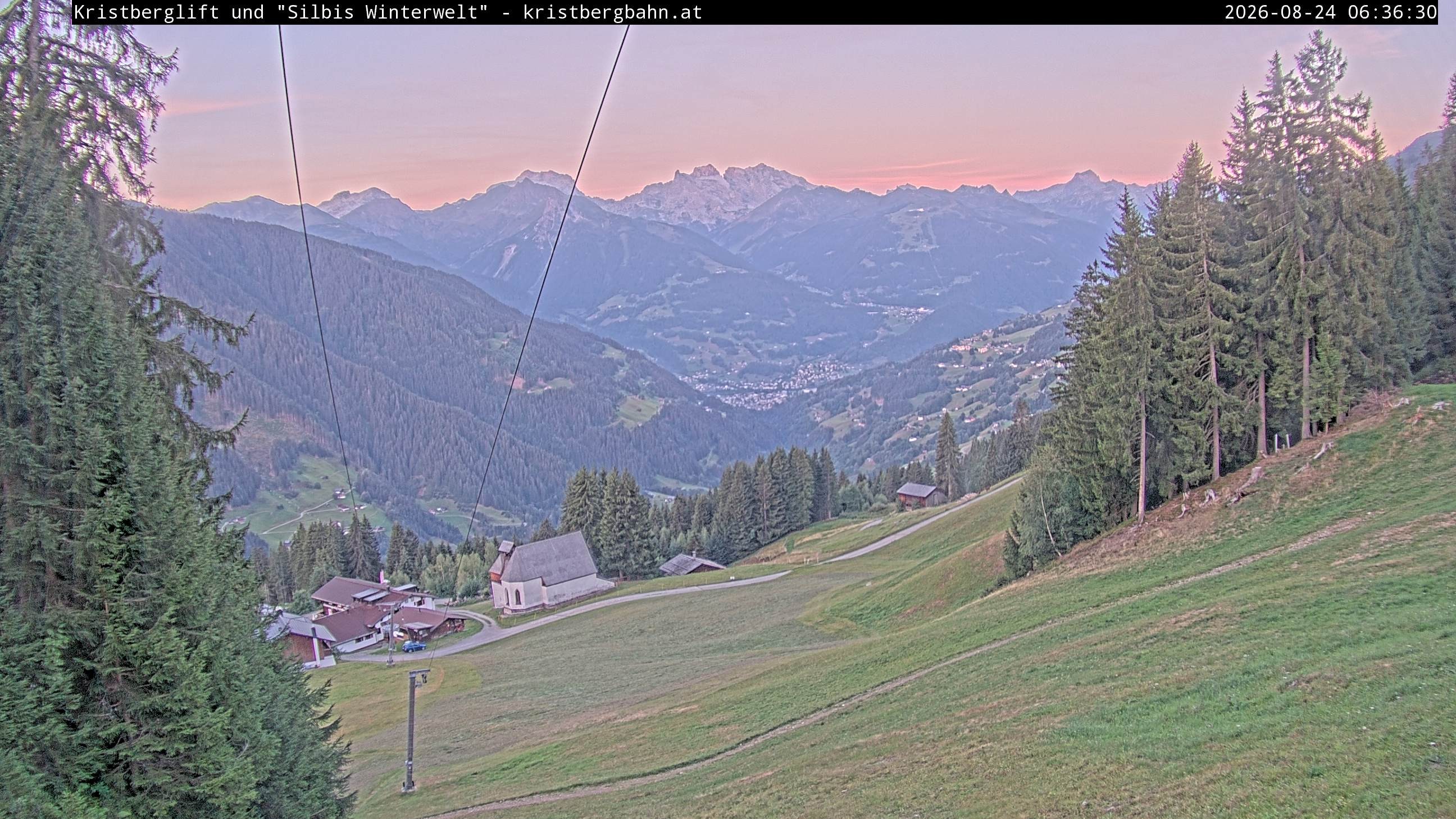 Archiv Foto Webcam Kristberg - Silbertal, St. Agatha Kirche