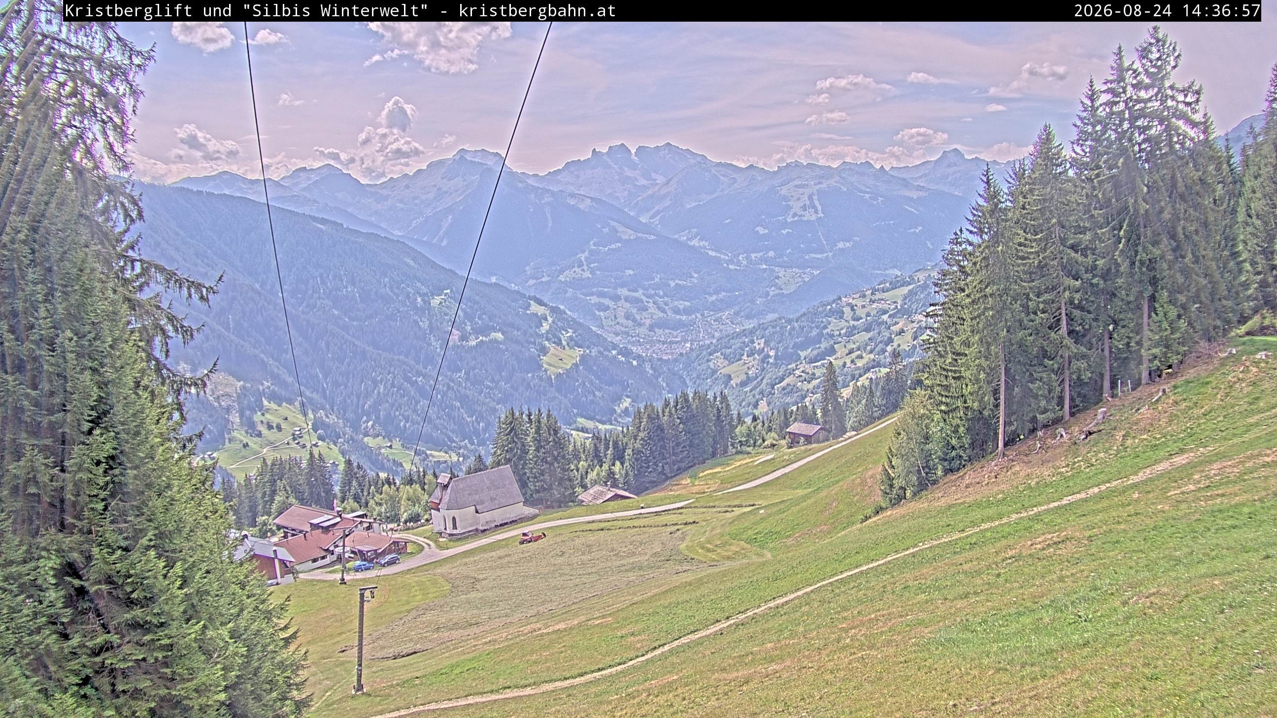 Archiv Foto Webcam Kristberg - Silbertal, St. Agatha Kirche