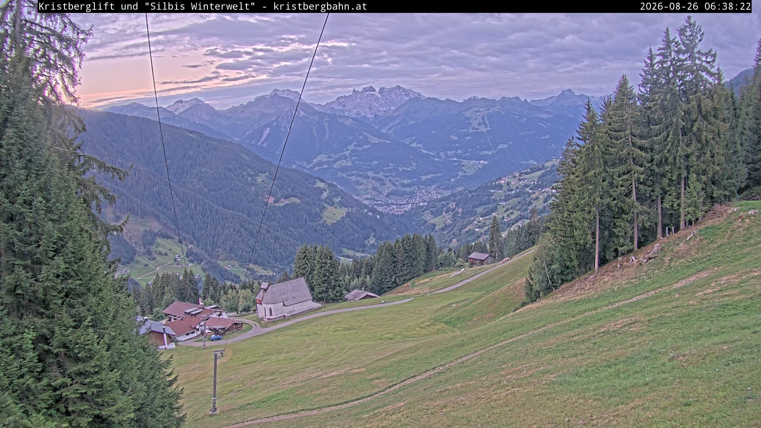 Archiv Foto Webcam Kristberg - Silbertal, St. Agatha Kirche