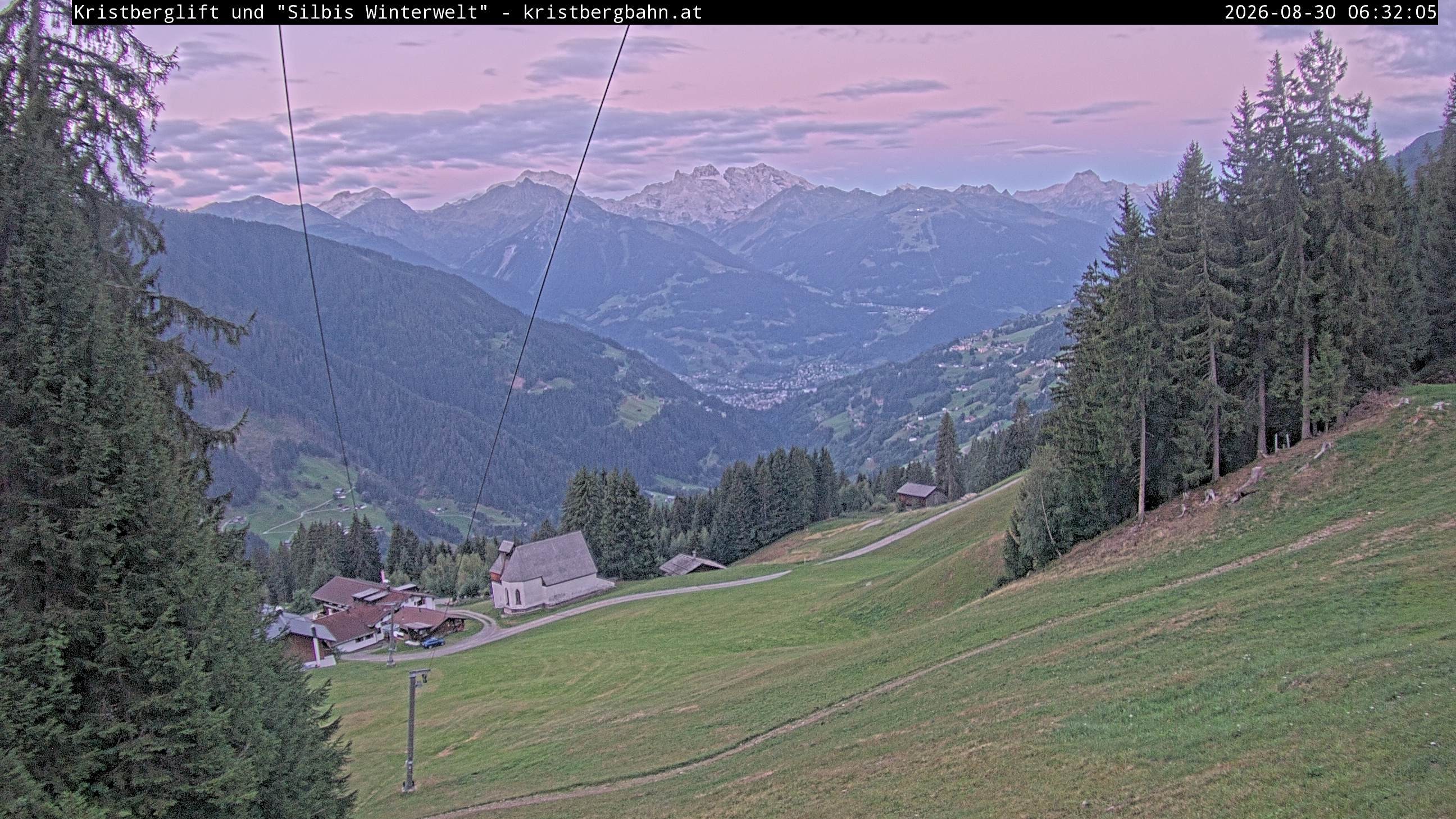 Archiv Foto Webcam Kristberg - Silbertal, St. Agatha Kirche