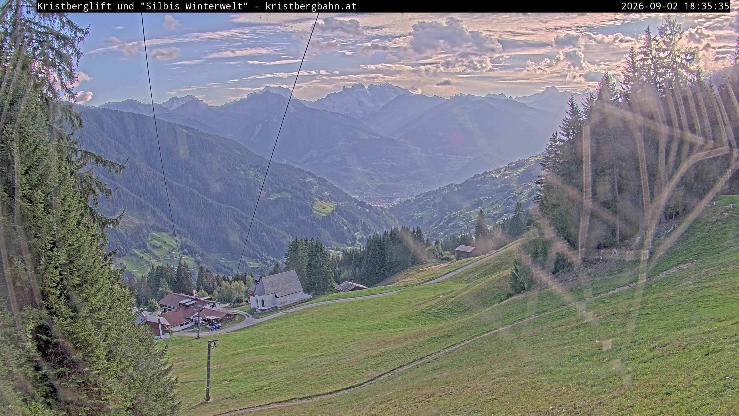 Archiv Foto Webcam Kristberg - Silbertal, St. Agatha Kirche