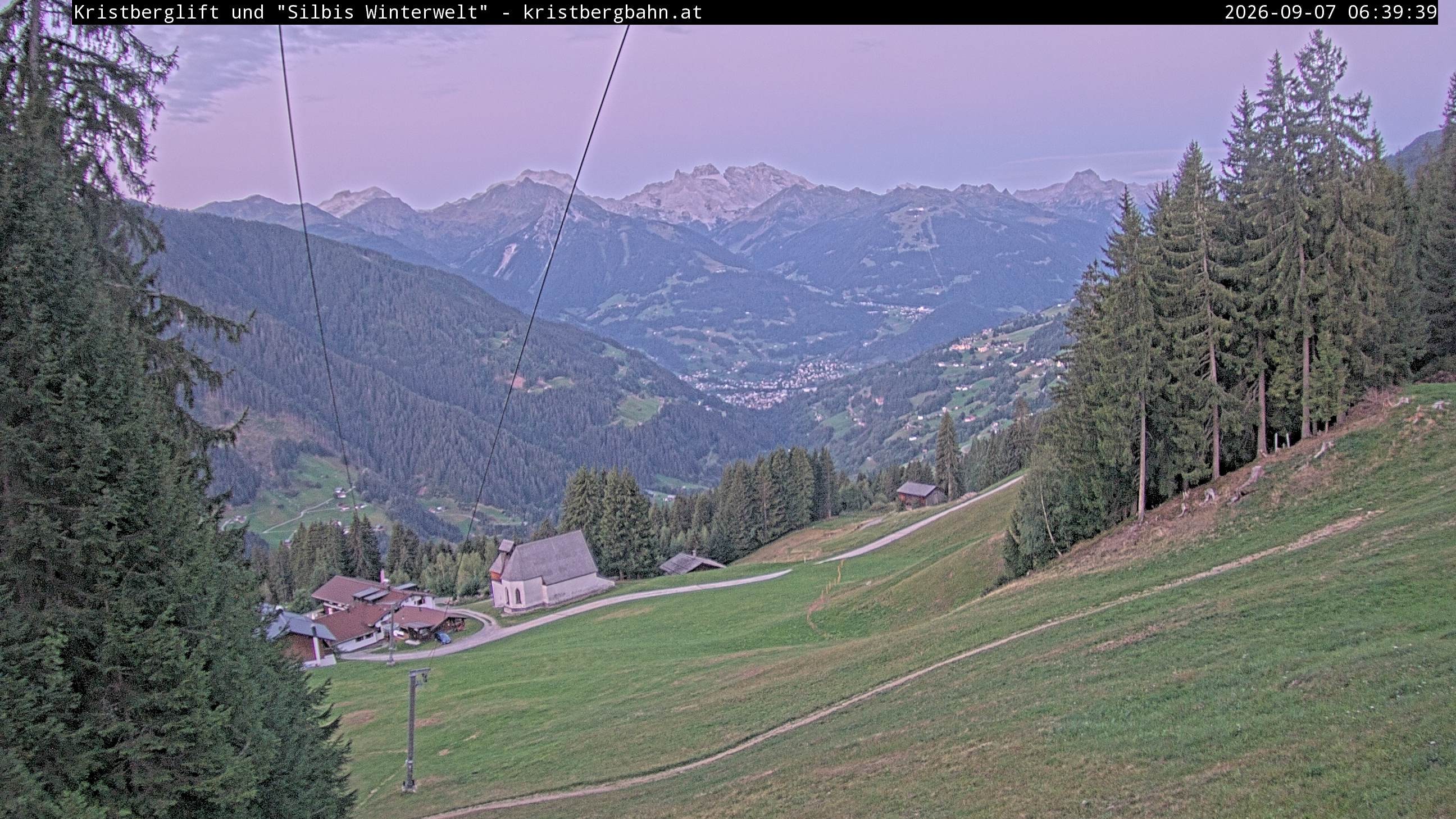 Archiv Foto Webcam Kristberg - Silbertal, St. Agatha Kirche