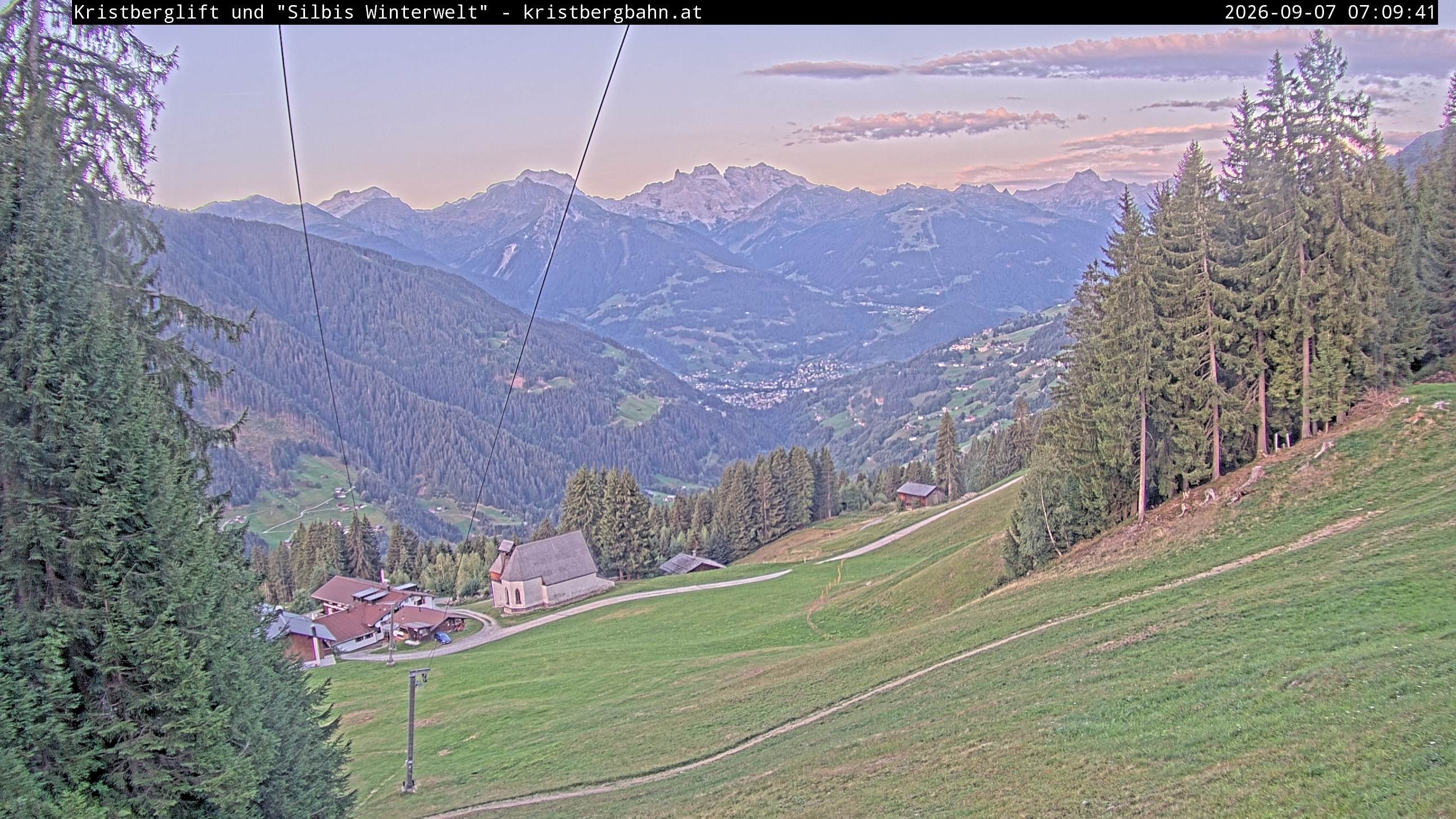 Archiv Foto Webcam Kristberg - Silbertal, St. Agatha Kirche