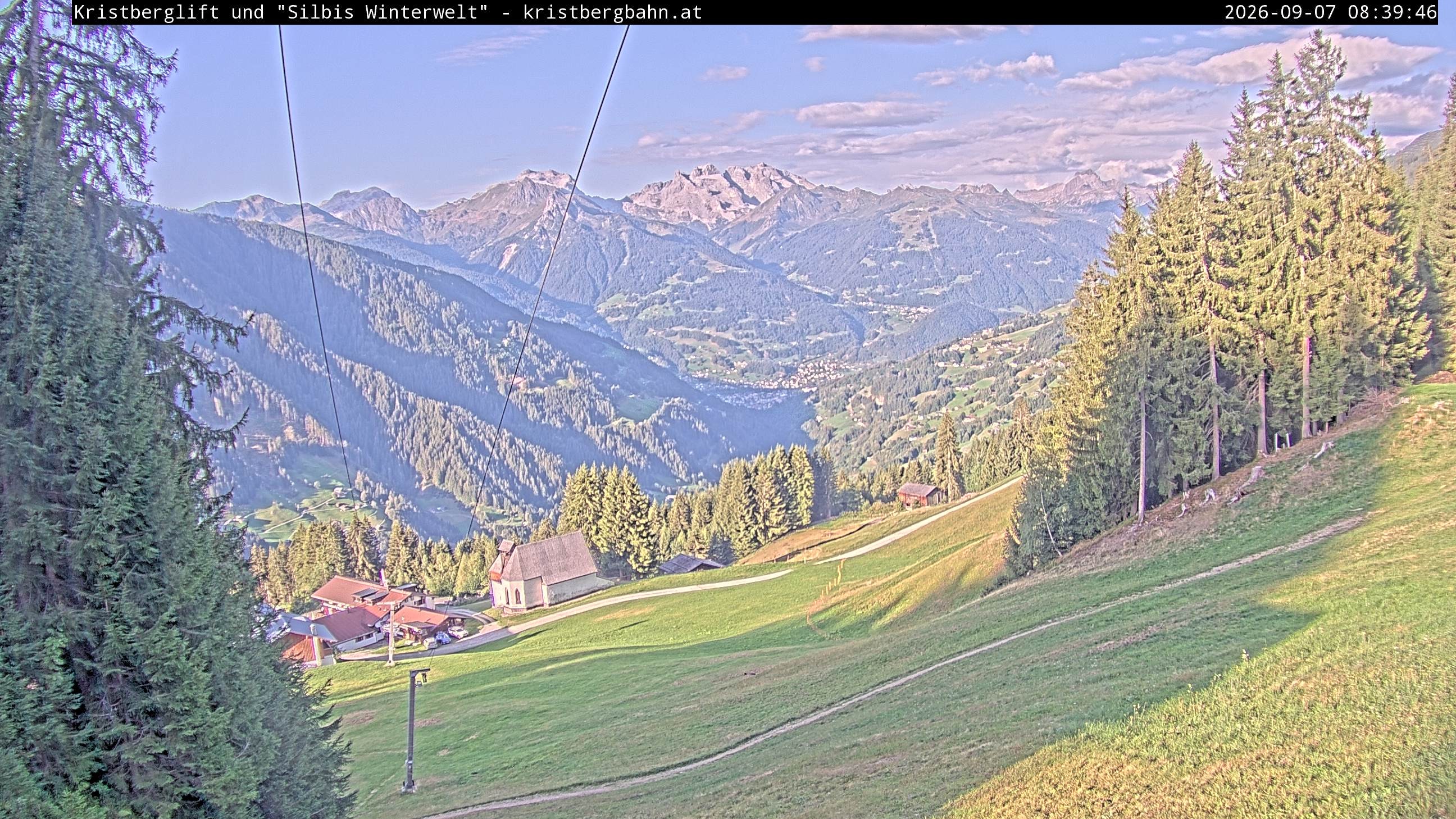 Archiv Foto Webcam Kristberg - Silbertal, St. Agatha Kirche