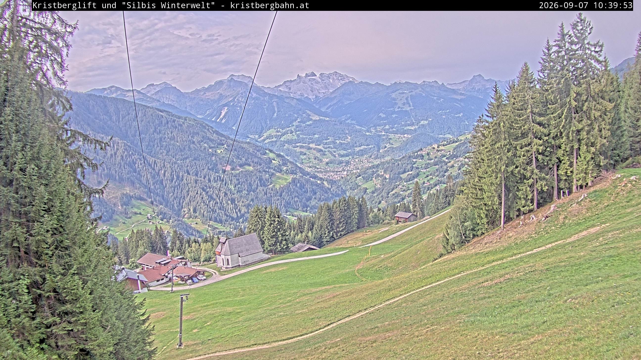 Archiv Foto Webcam Kristberg - Silbertal, St. Agatha Kirche