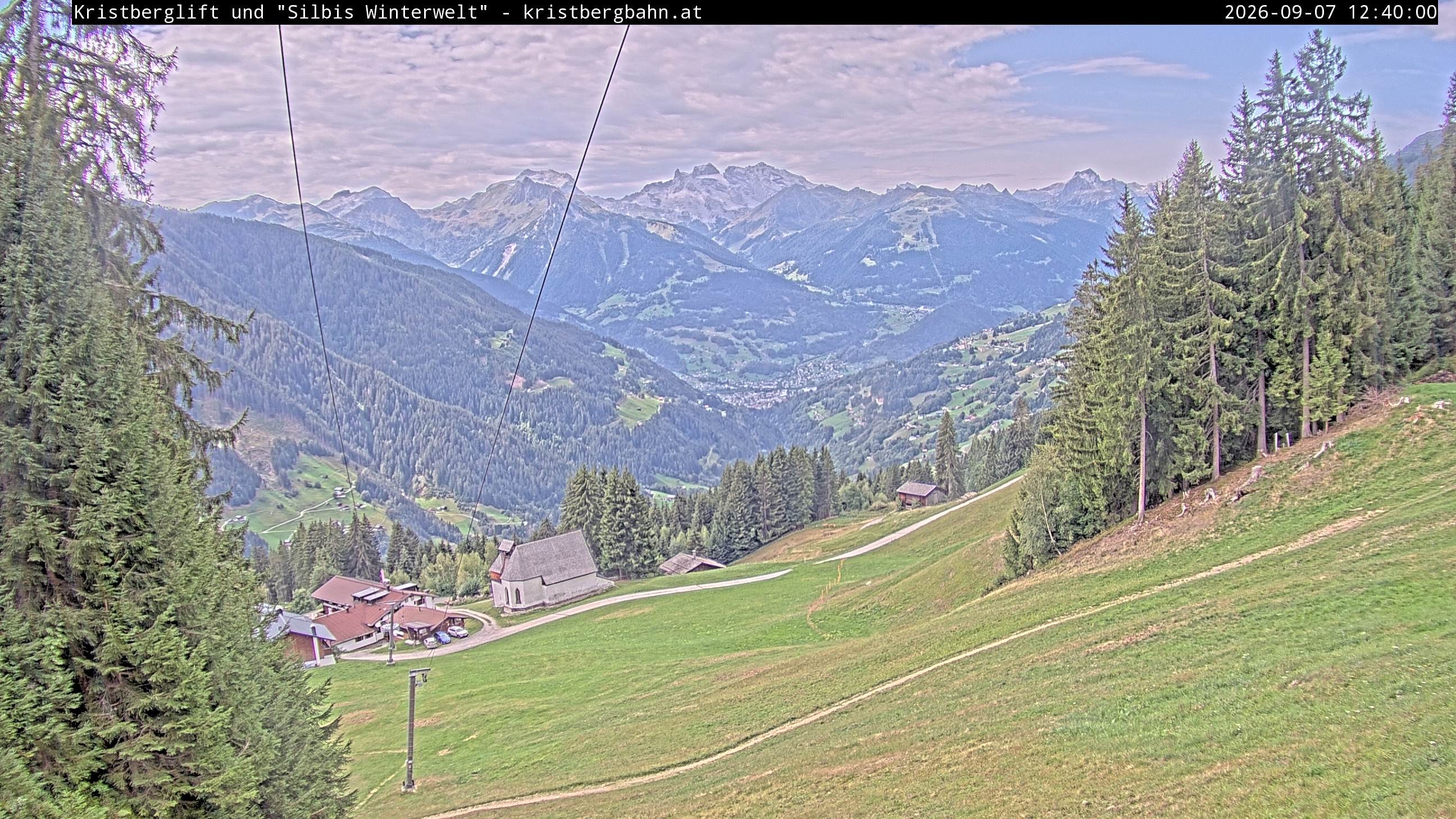 Archiv Foto Webcam Kristberg - Silbertal, St. Agatha Kirche