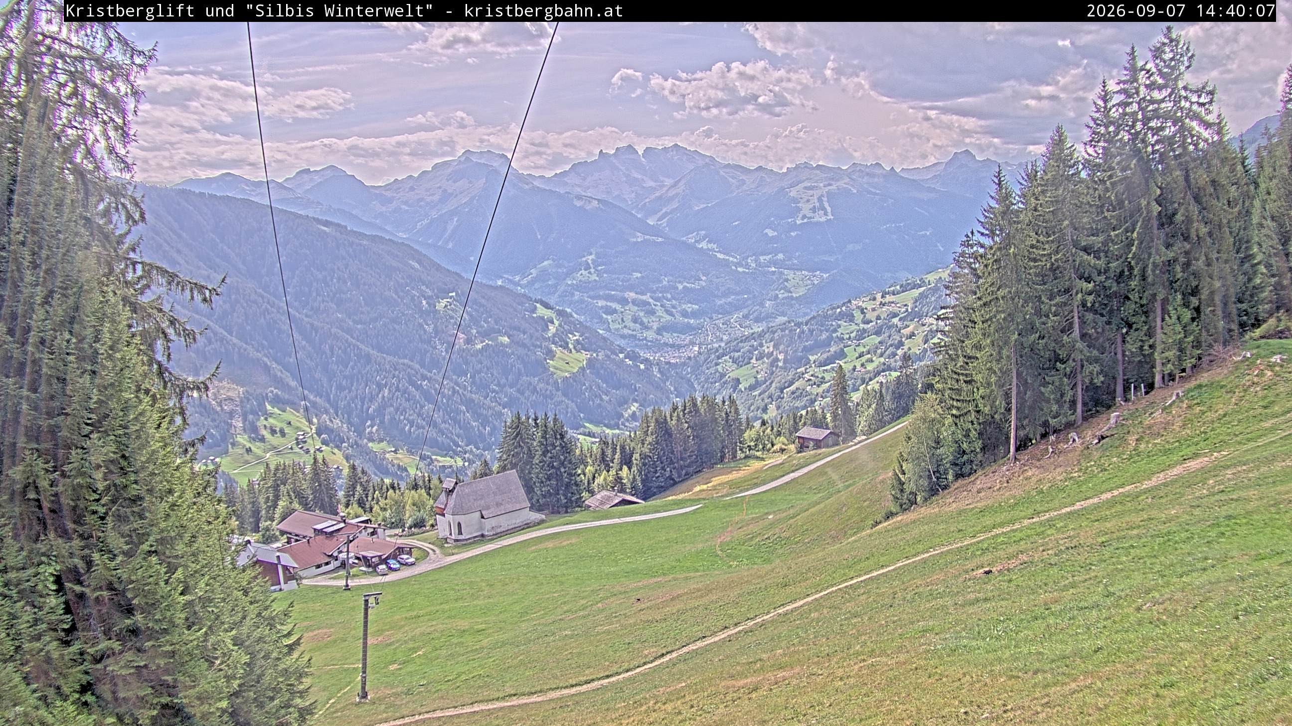 Archiv Foto Webcam Kristberg - Silbertal, St. Agatha Kirche