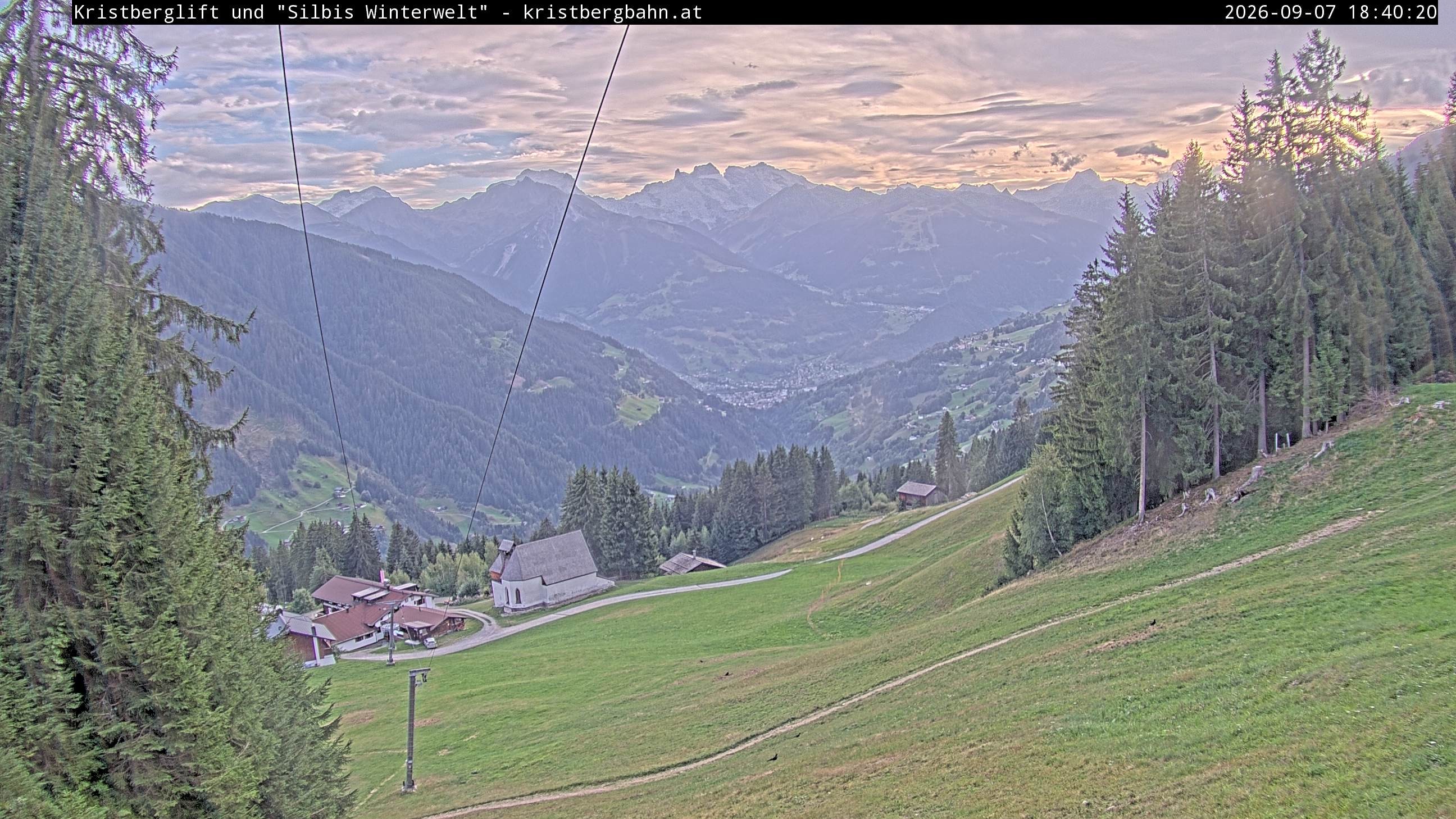 Archiv Foto Webcam Kristberg - Silbertal, St. Agatha Kirche