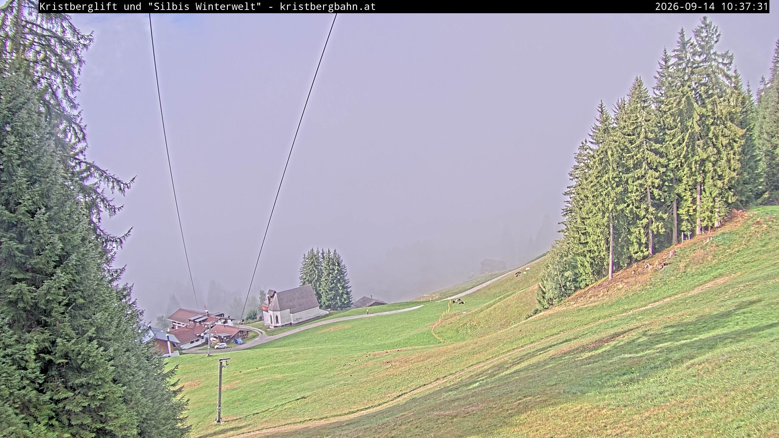 Archiv Foto Webcam Kristberg - Silbertal, St. Agatha Kirche