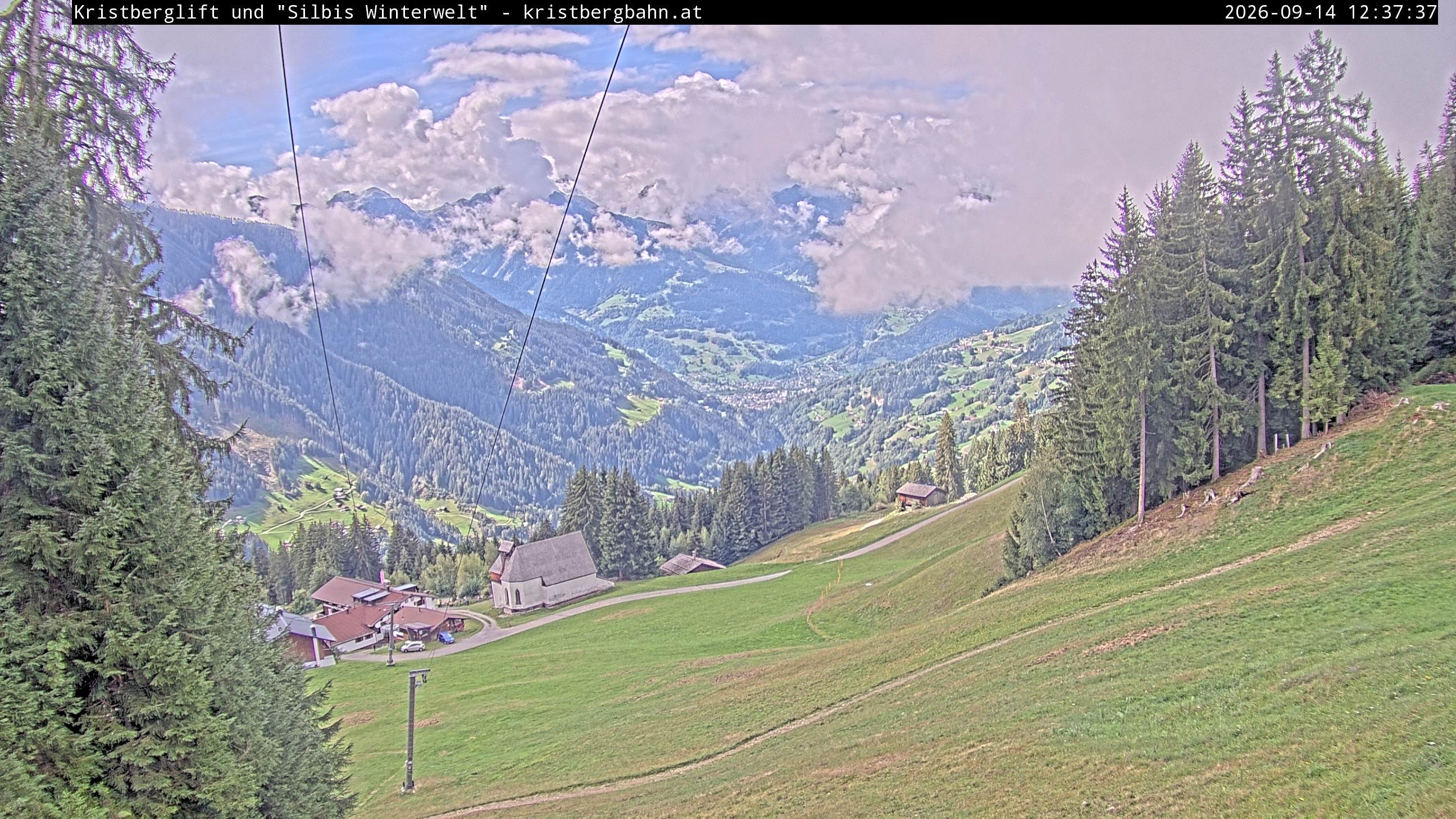 Archiv Foto Webcam Kristberg - Silbertal, St. Agatha Kirche