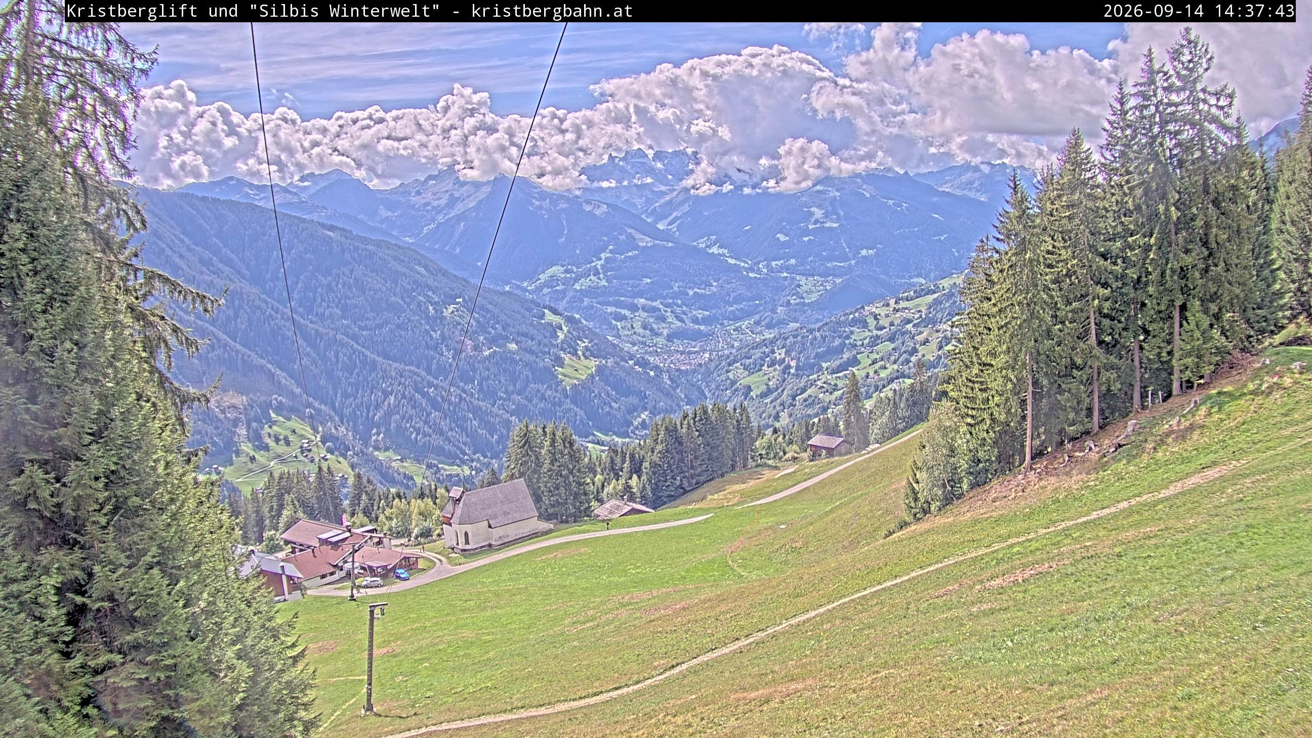 Archiv Foto Webcam Kristberg - Silbertal, St. Agatha Kirche