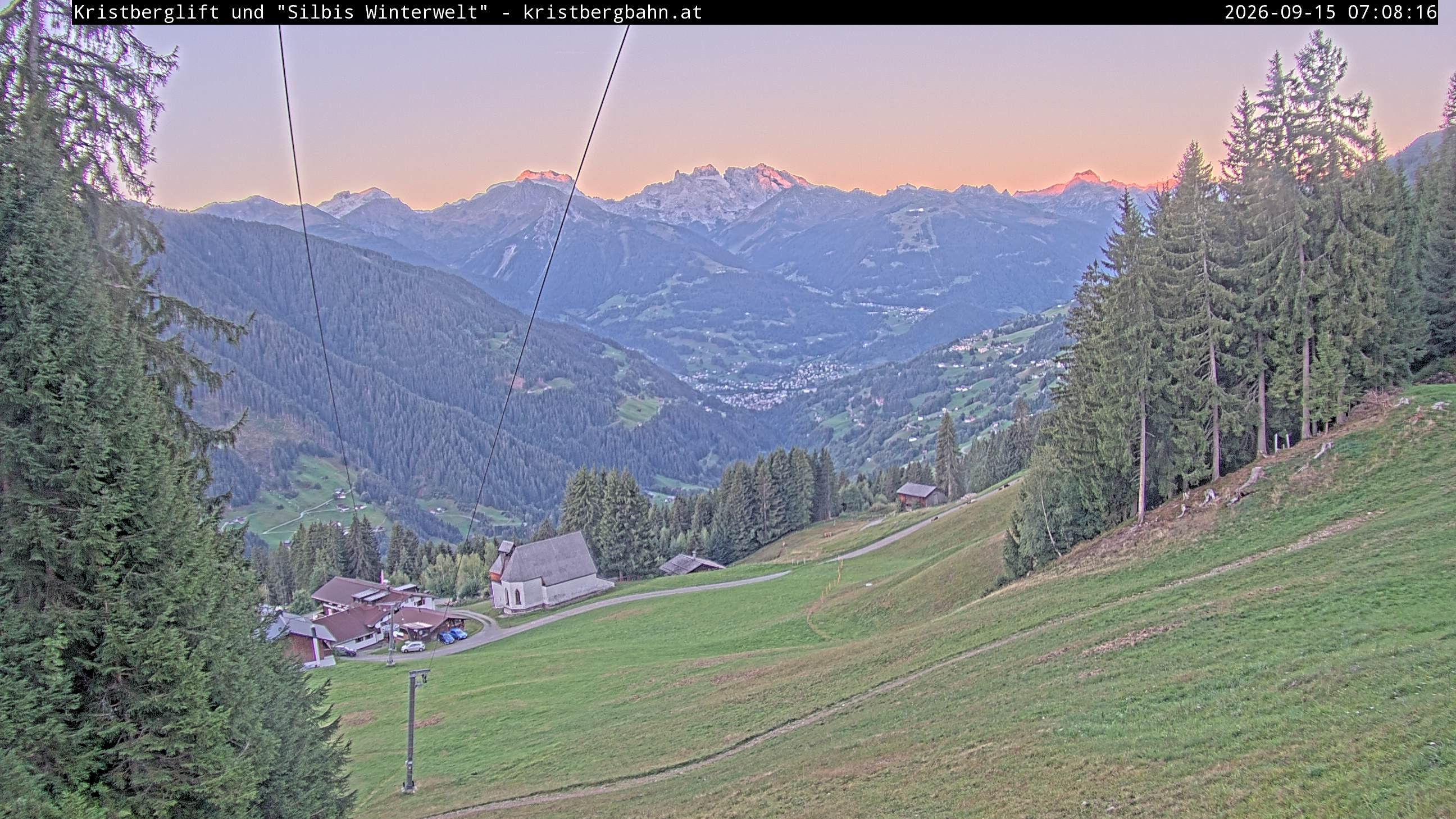 Archiv Foto Webcam Kristberg - Silbertal, St. Agatha Kirche