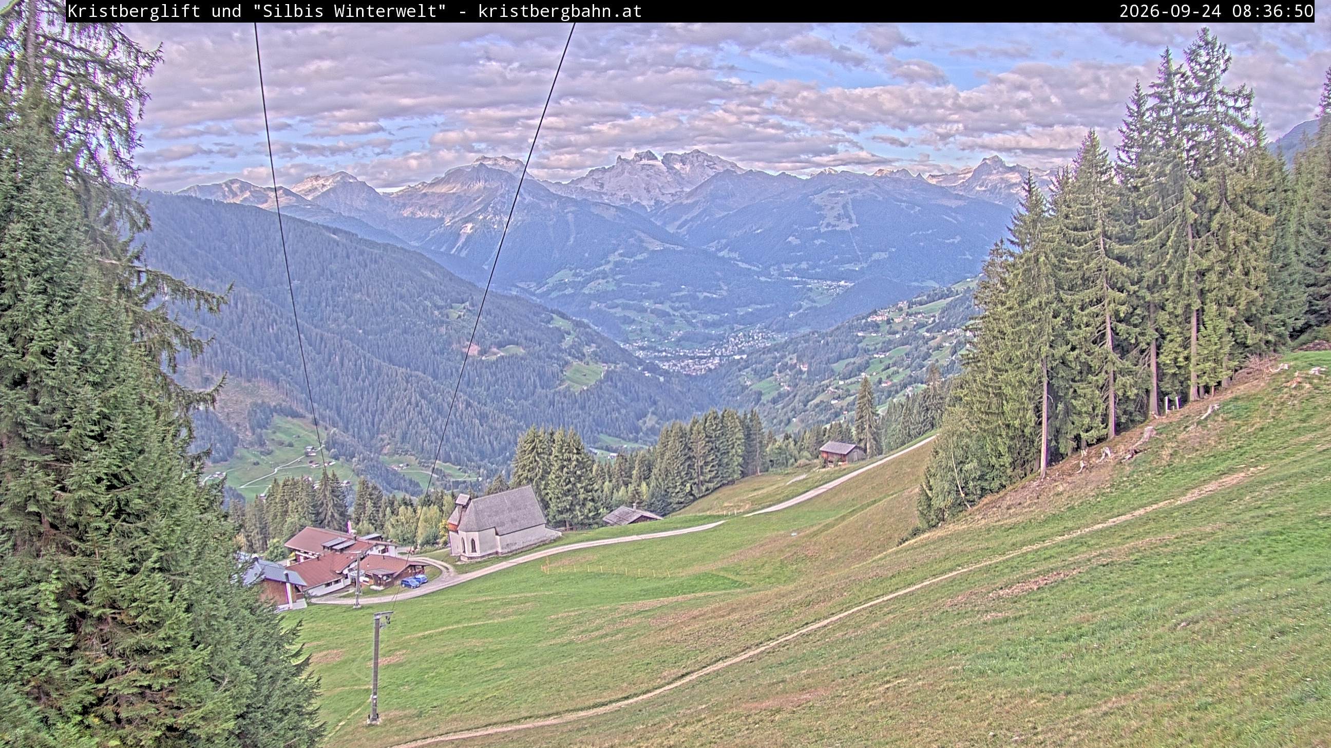 Archiv Foto Webcam Kristberg - Silbertal, St. Agatha Kirche