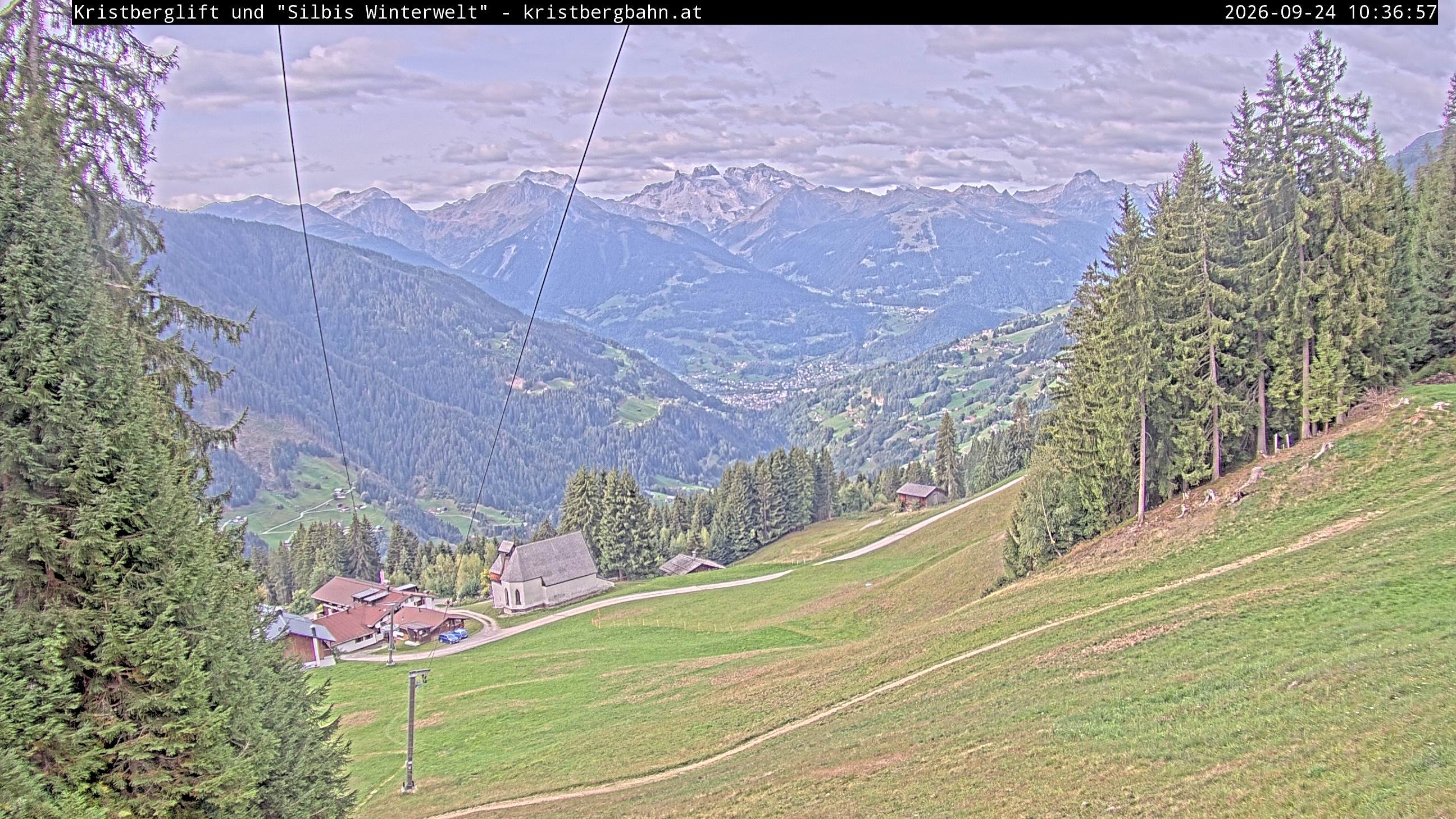 Archiv Foto Webcam Kristberg - Silbertal, St. Agatha Kirche