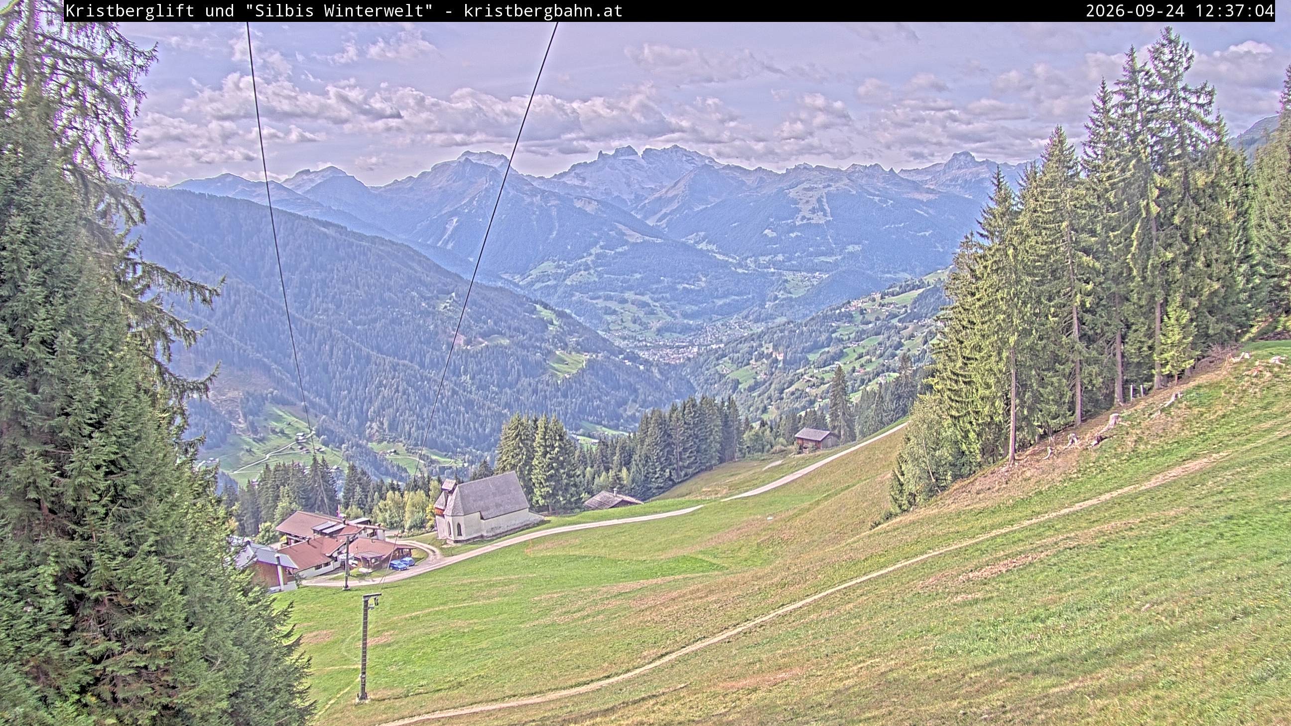 Archiv Foto Webcam Kristberg - Silbertal, St. Agatha Kirche