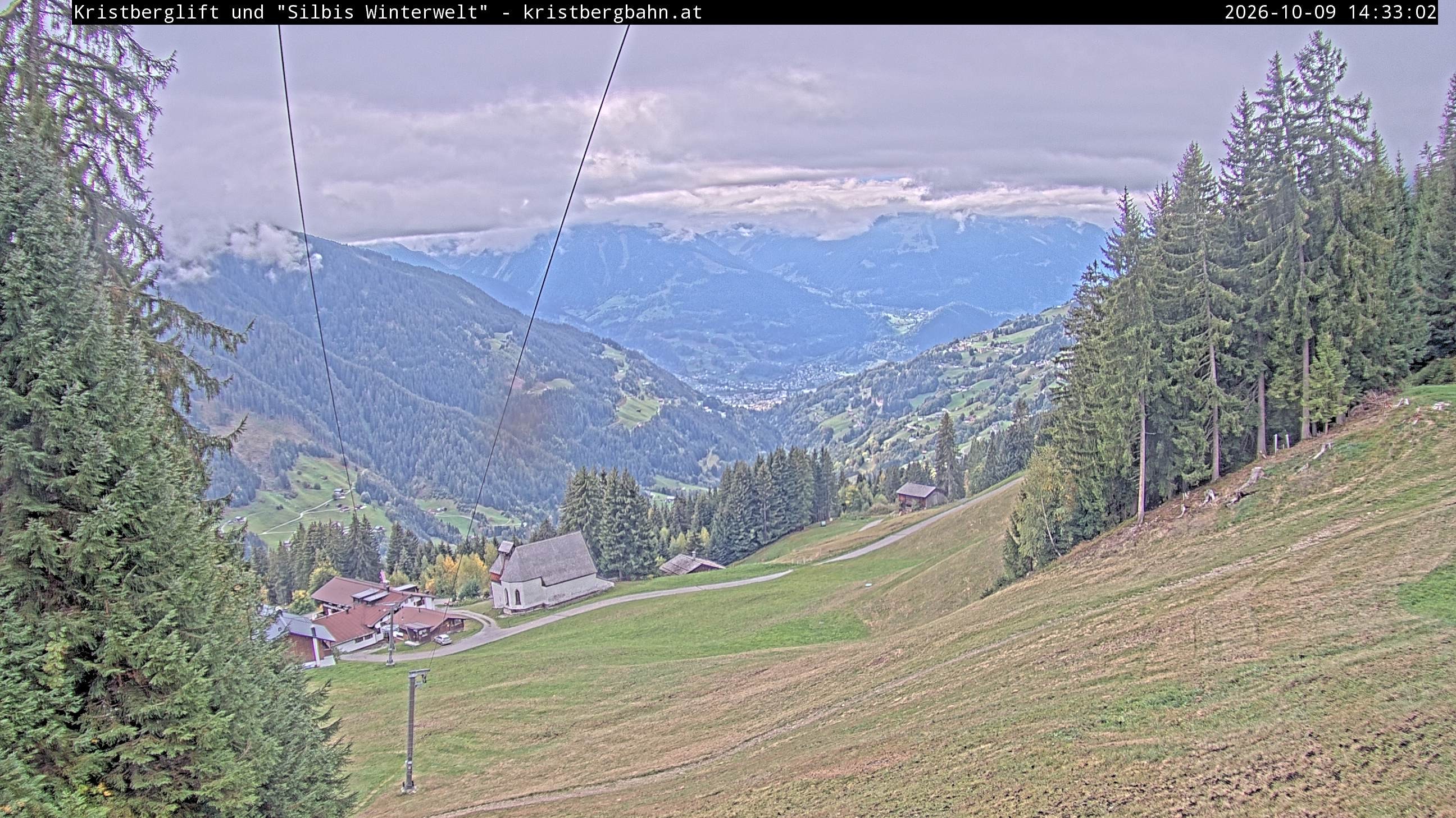 Archiv Foto Webcam Kristberg - Silbertal, St. Agatha Kirche