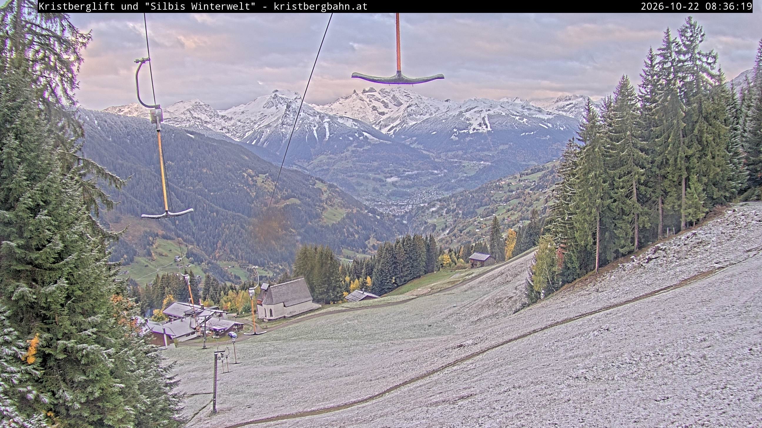 Archiv Foto Webcam Kristberg - Silbertal, St. Agatha Kirche