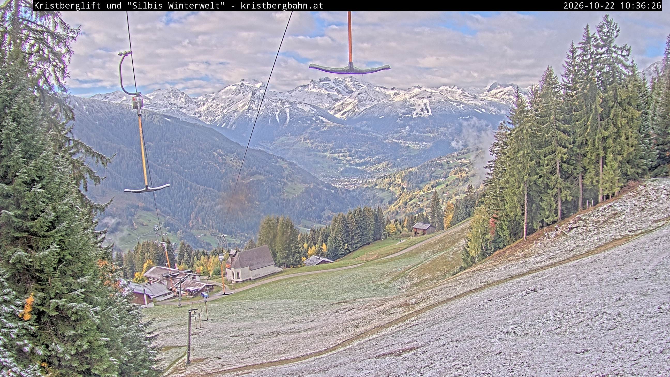 Archiv Foto Webcam Kristberg - Silbertal, St. Agatha Kirche