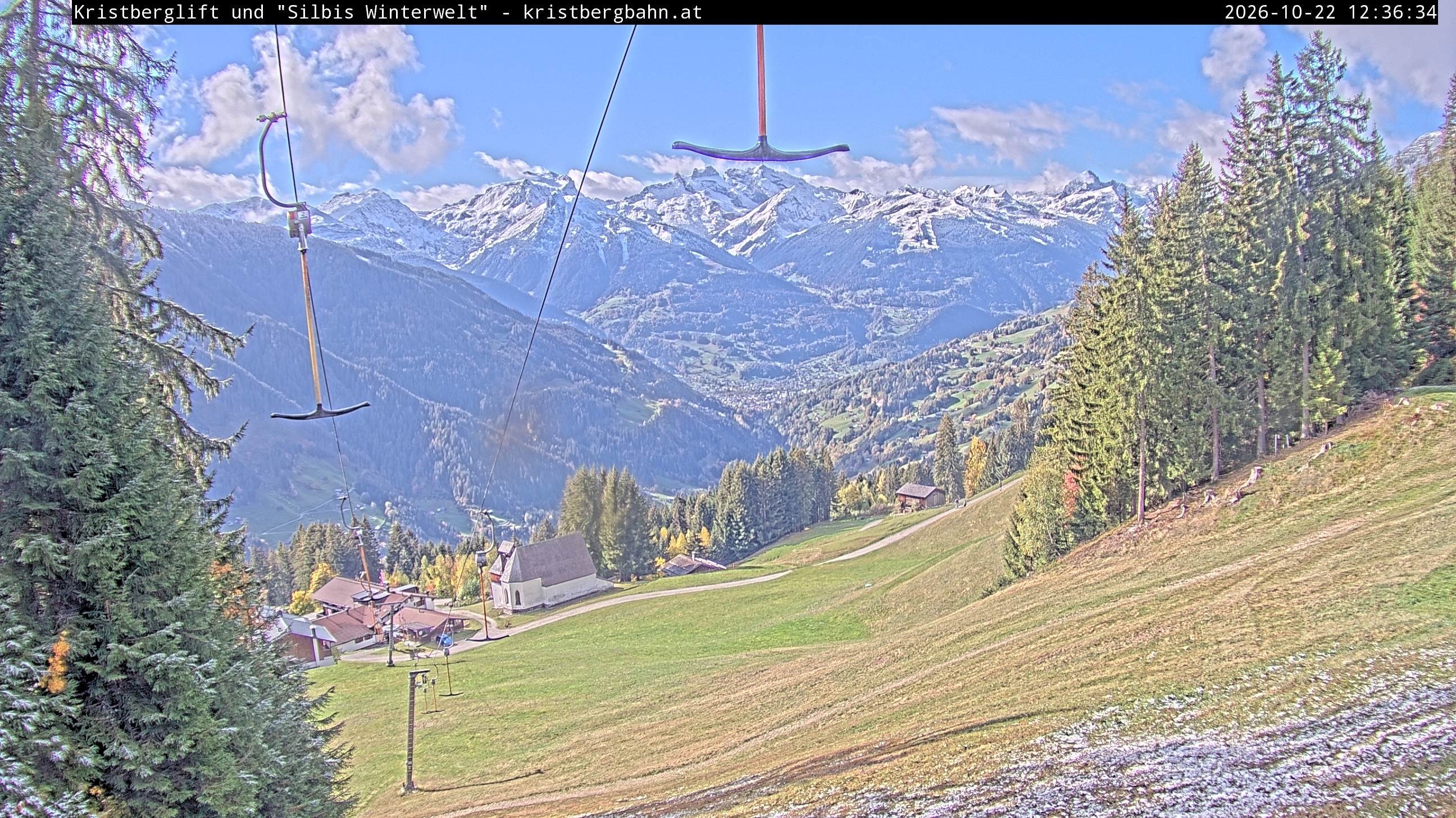 Archiv Foto Webcam Kristberg - Silbertal, St. Agatha Kirche