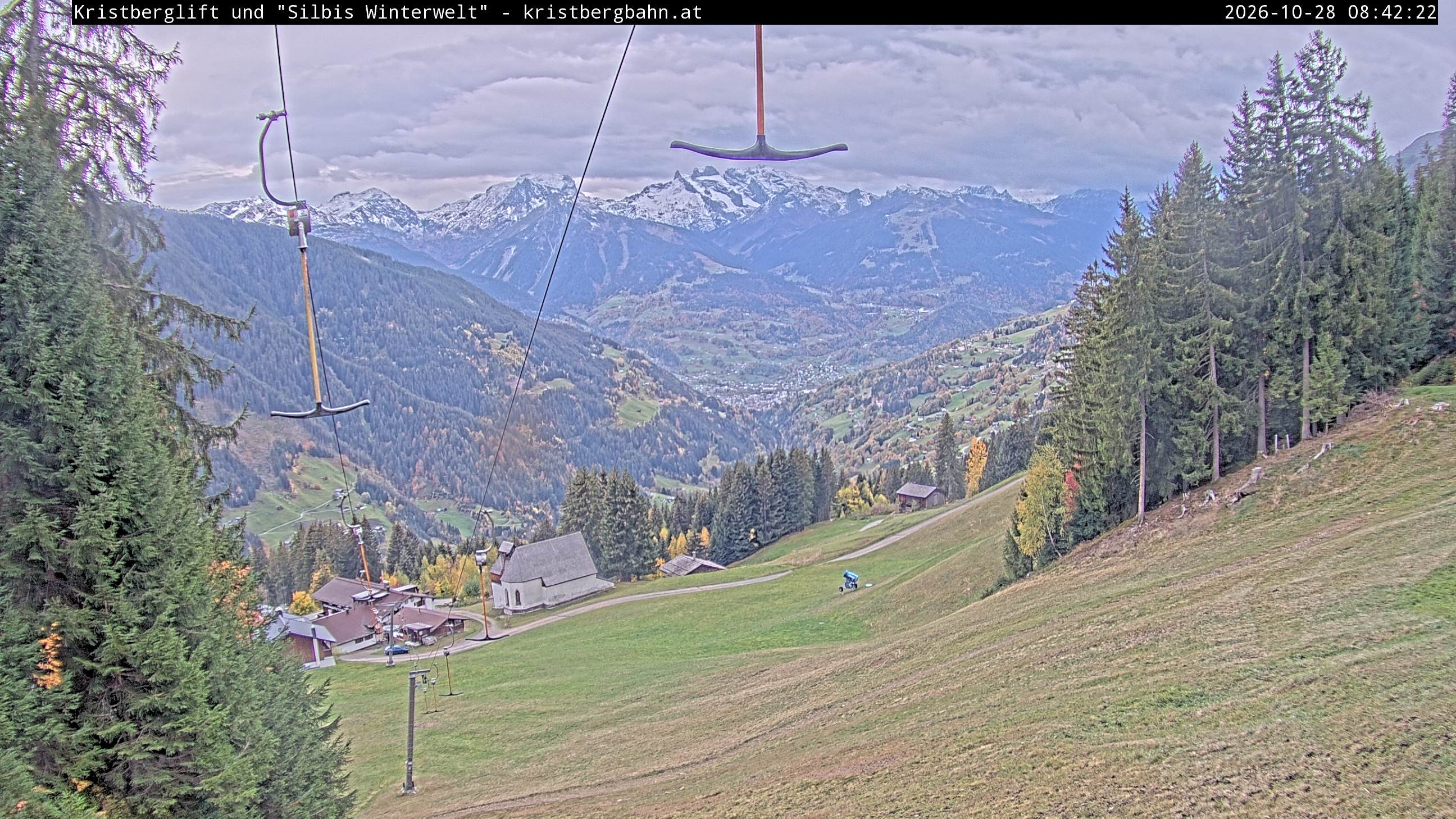 Archiv Foto Webcam Kristberg - Silbertal, St. Agatha Kirche
