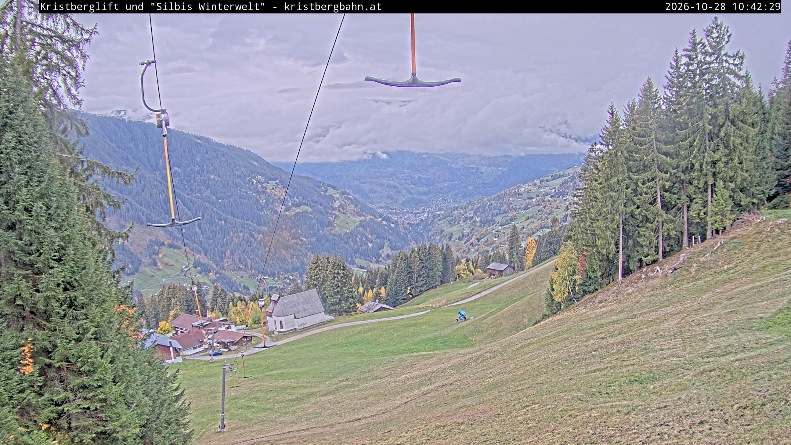 Archiv Foto Webcam Kristberg - Silbertal, St. Agatha Kirche
