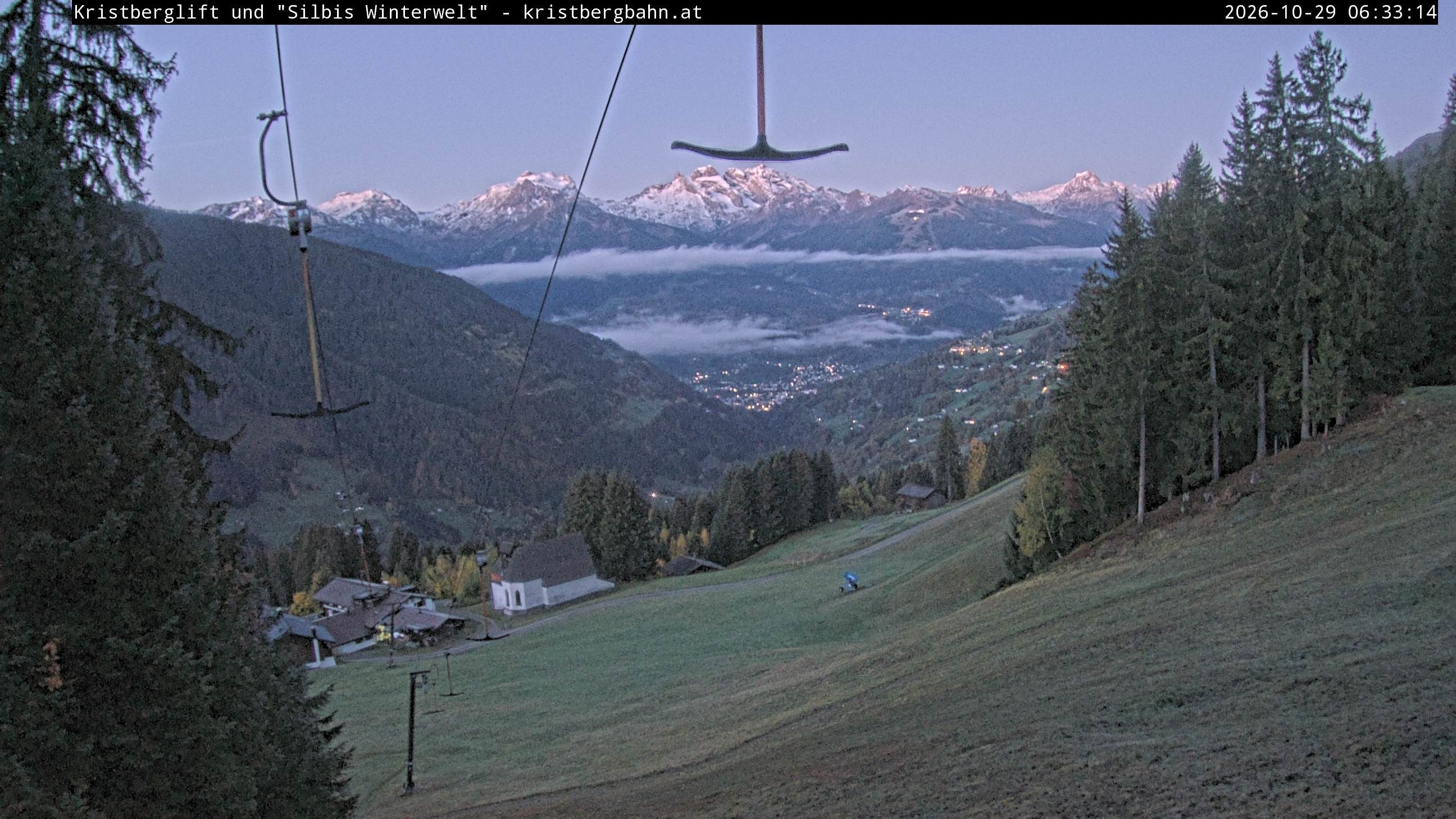 Archiv Foto Webcam Kristberg - Silbertal, St. Agatha Kirche