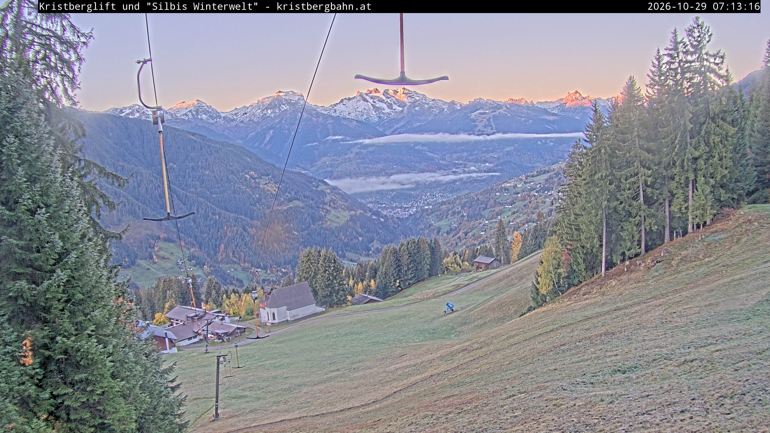Archiv Foto Webcam Kristberg - Silbertal, St. Agatha Kirche