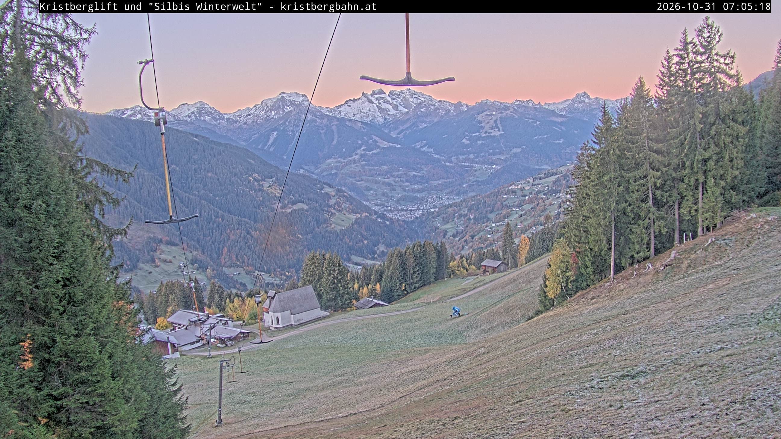 Archiv Foto Webcam Kristberg - Silbertal, St. Agatha Kirche