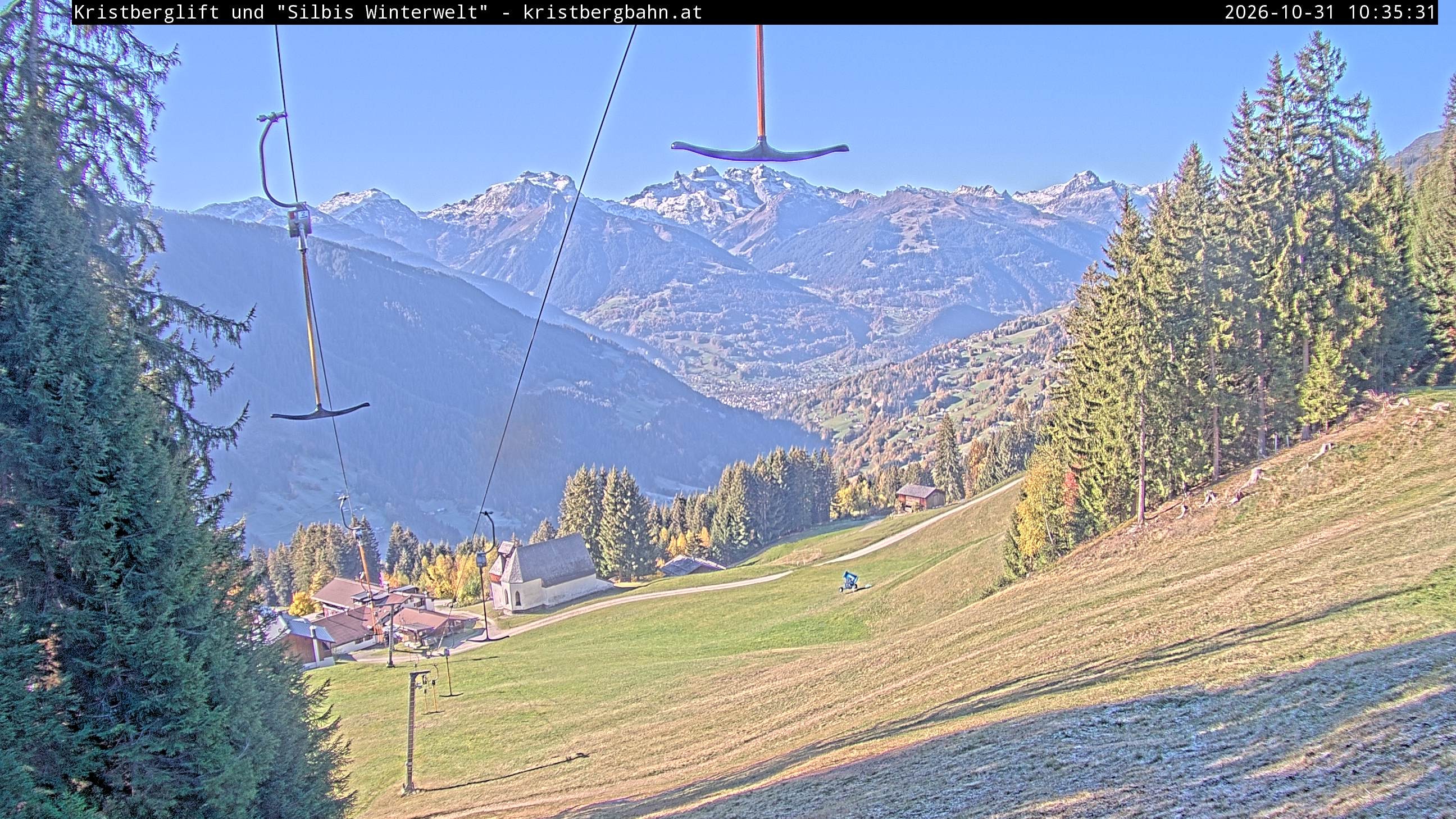Archiv Foto Webcam Kristberg - Silbertal, St. Agatha Kirche
