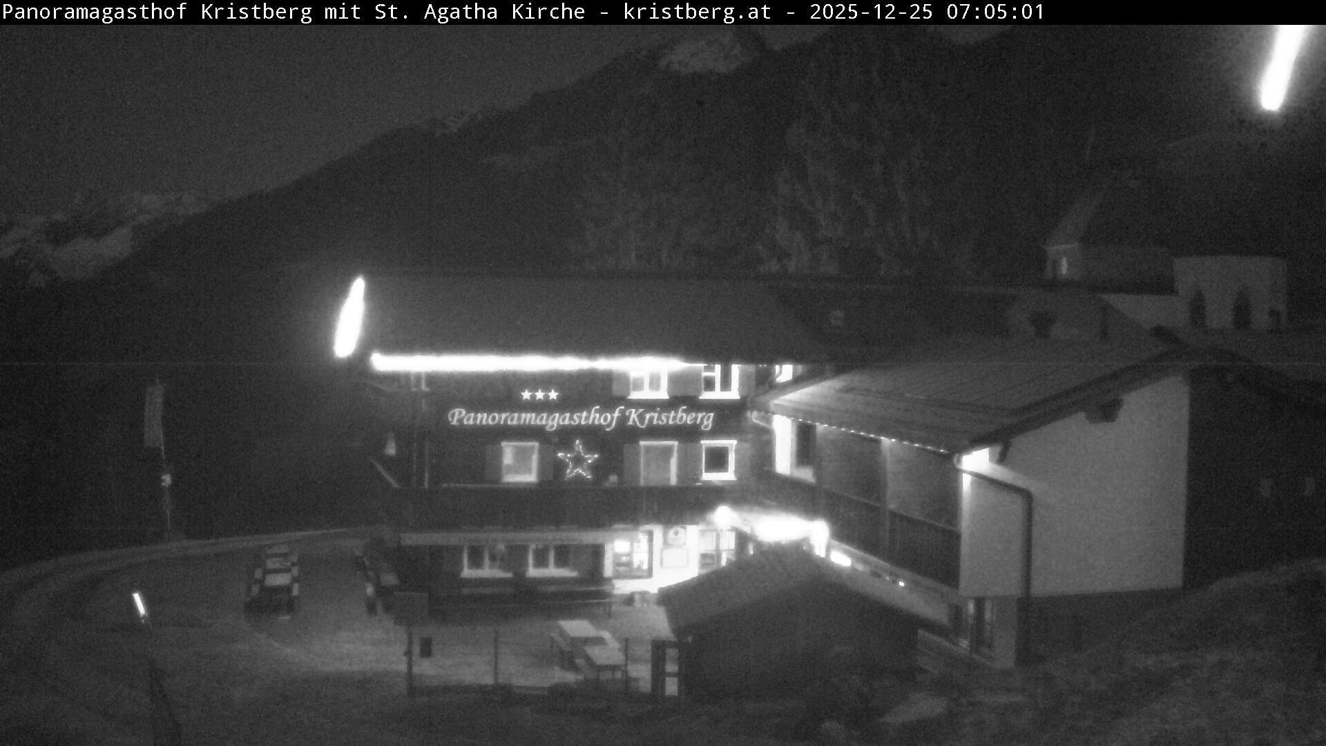 Archiv Foto Webcam Panoramagasthof Kristberg (Silbertal)
