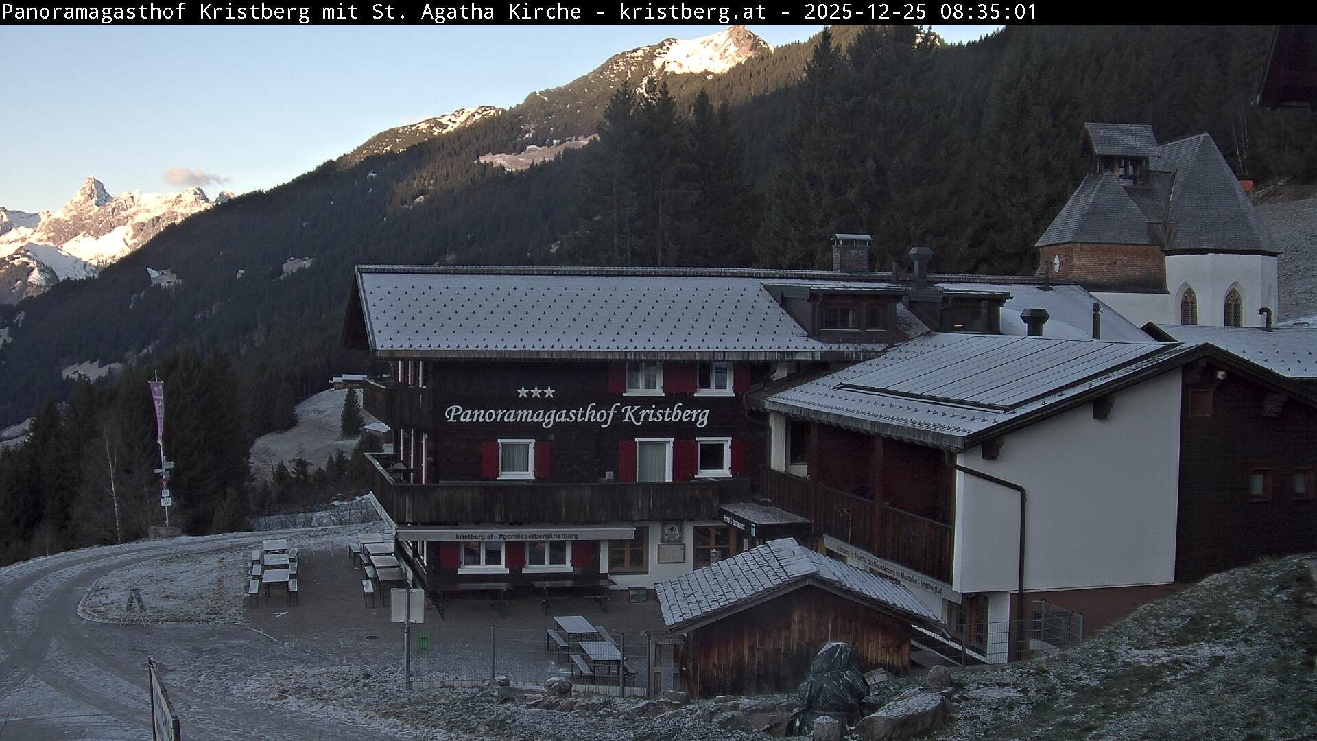 Archiv Foto Webcam Panoramagasthof Kristberg (Silbertal)