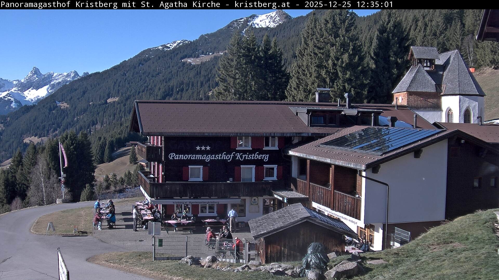 Archiv Foto Webcam Panoramagasthof Kristberg (Silbertal)