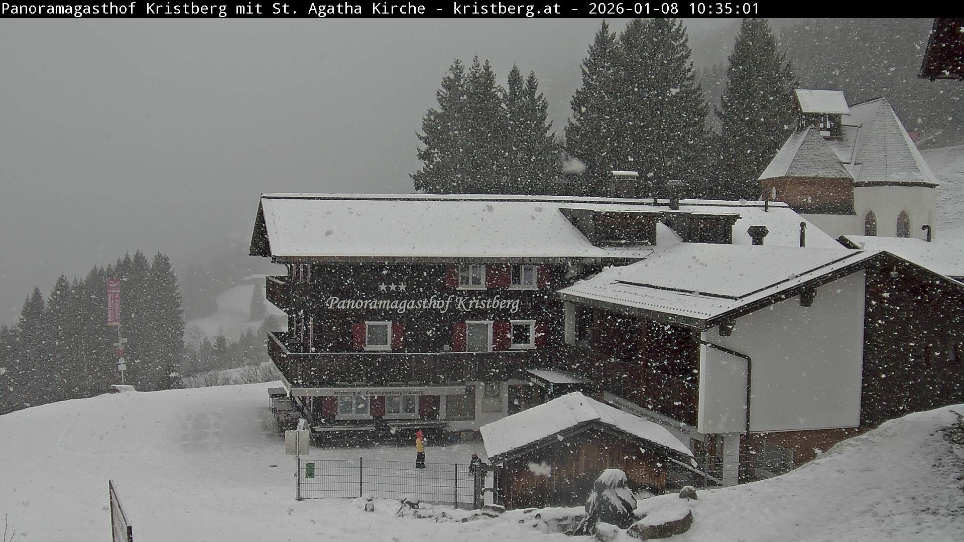 Archiv Foto Webcam Panoramagasthof Kristberg (Silbertal)