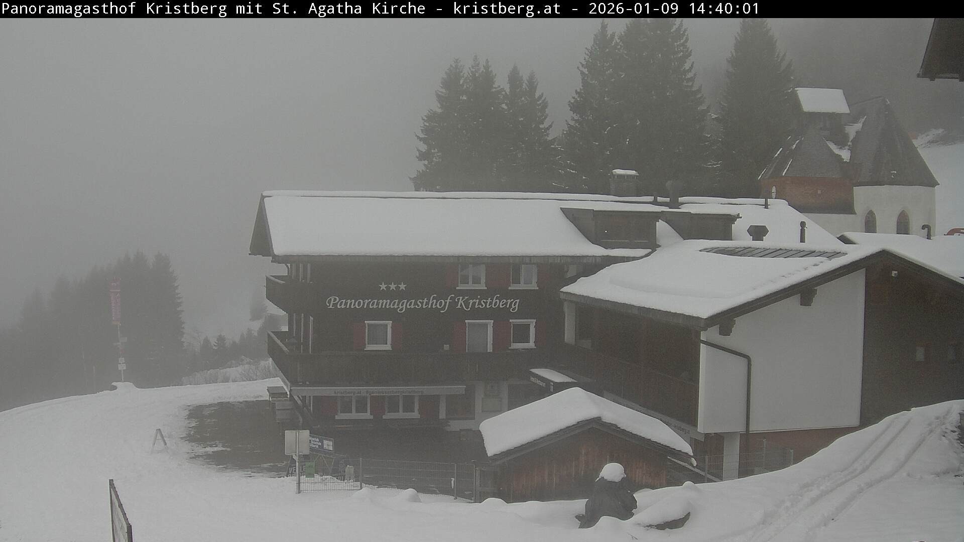 Archiv Foto Webcam Panoramagasthof Kristberg (Silbertal)