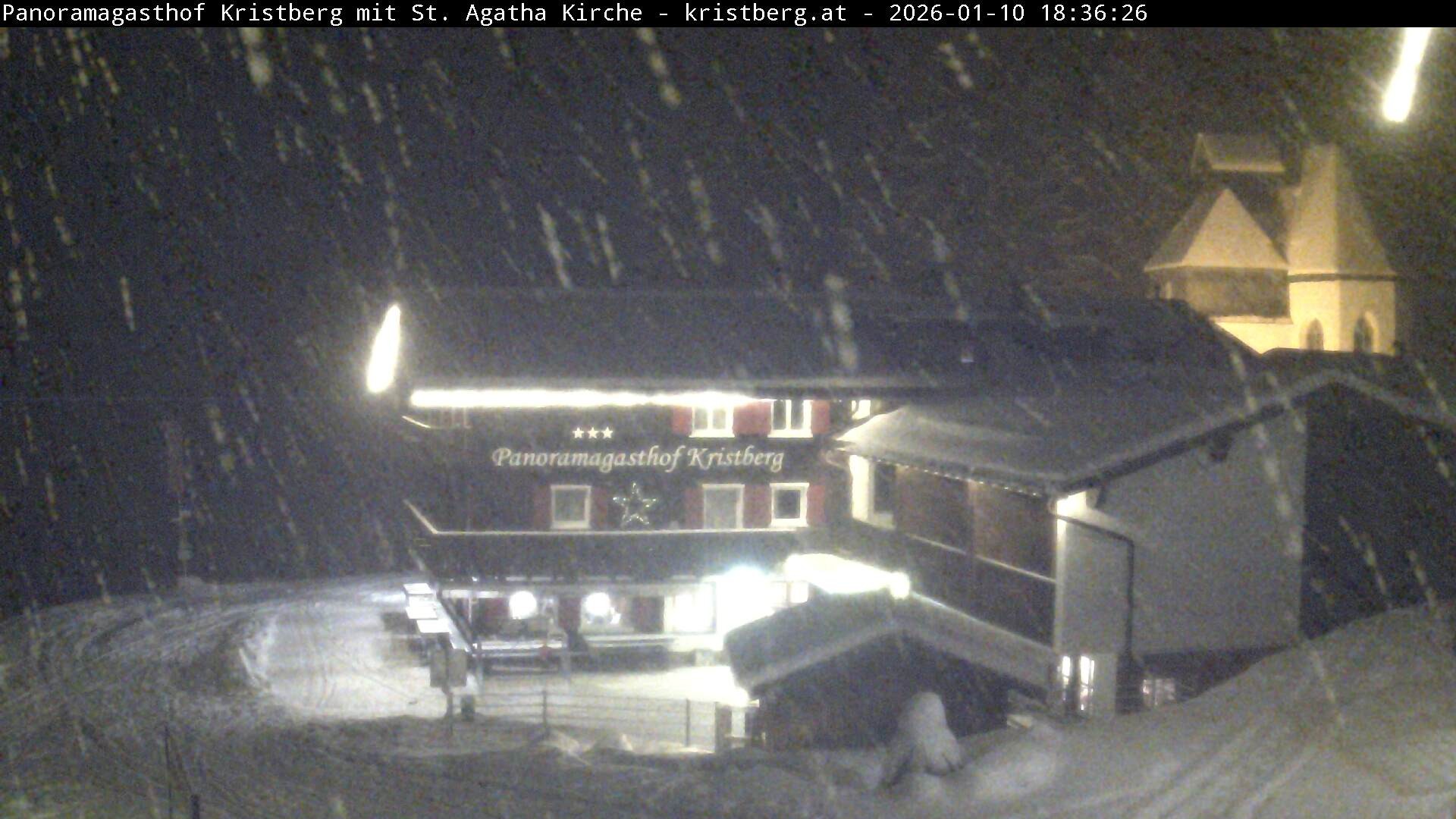Archiv Foto Webcam Panoramagasthof Kristberg (Silbertal)