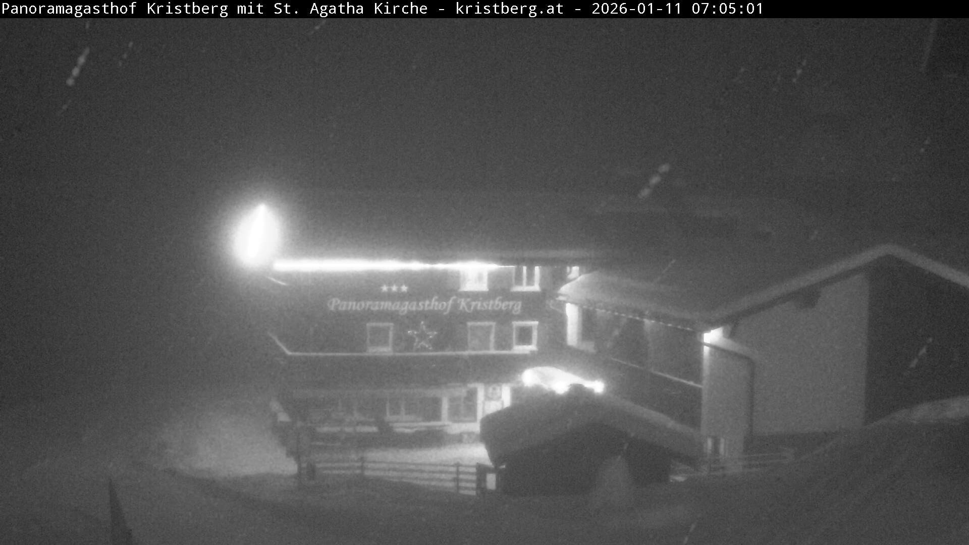 Archiv Foto Webcam Panoramagasthof Kristberg (Silbertal)