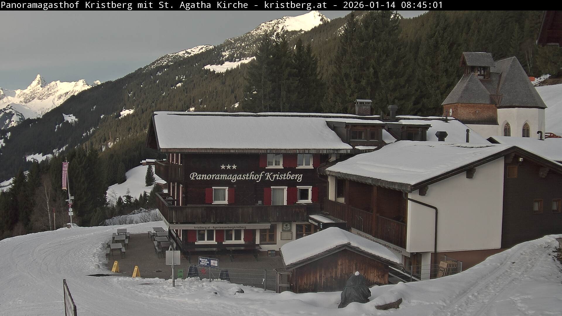 Archiv Foto Webcam Panoramagasthof Kristberg (Silbertal)