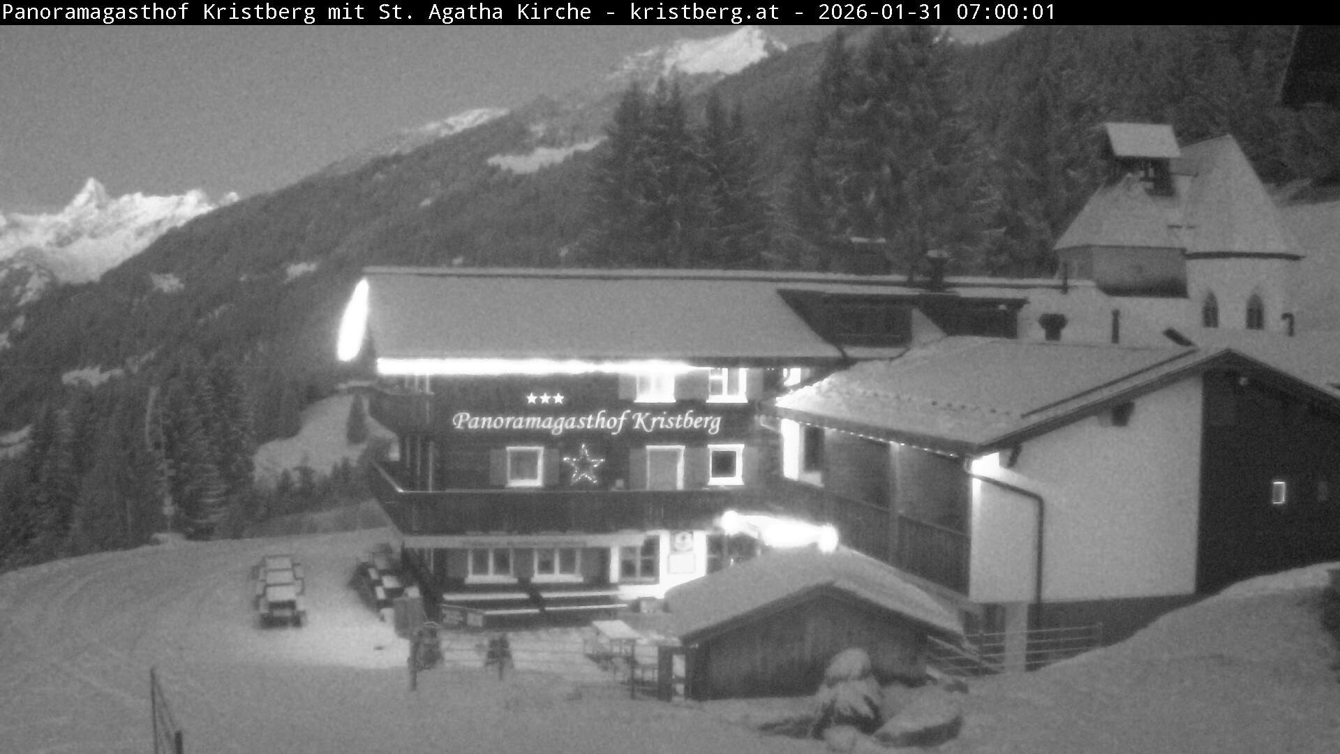 Archiv Foto Webcam Panoramagasthof Kristberg (Silbertal)