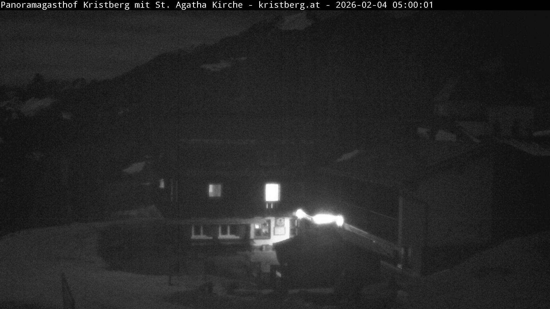Archiv Foto Webcam Panoramagasthof Kristberg (Silbertal)