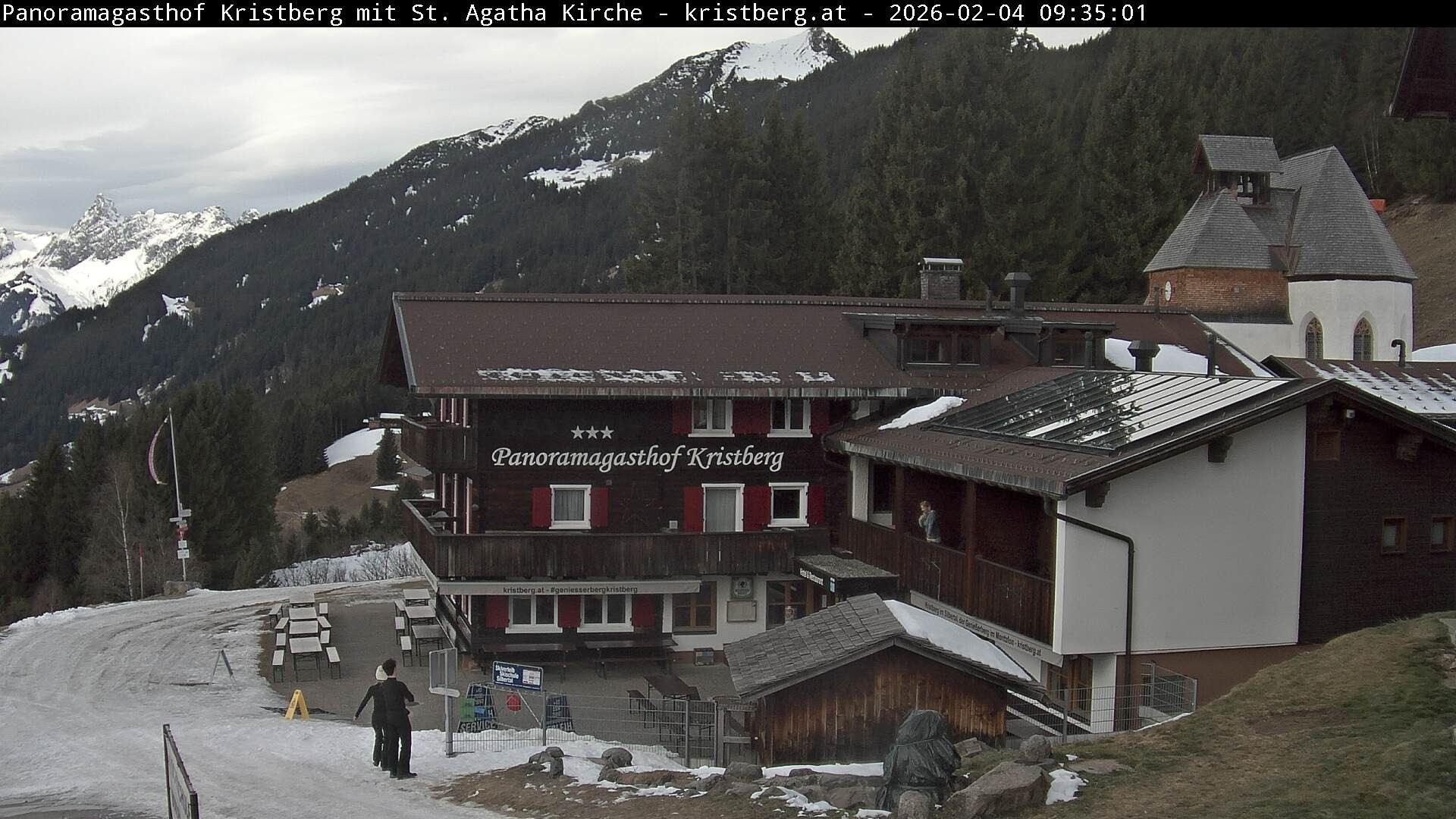 Archiv Foto Webcam Panoramagasthof Kristberg (Silbertal)