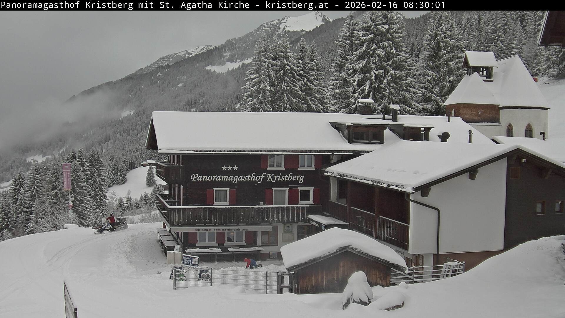 Archiv Foto Webcam Panoramagasthof Kristberg (Silbertal)